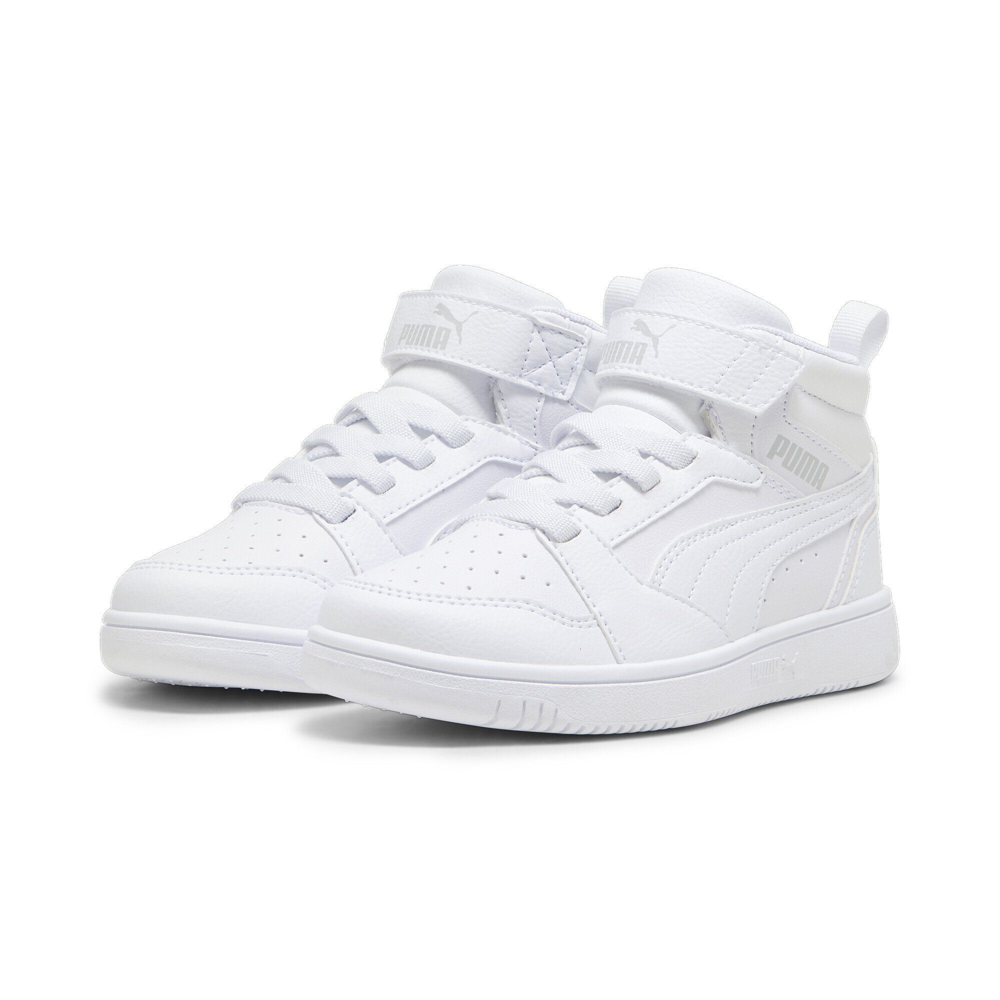 PUMA Rebound V6 Mid Sneakers Sneaker White Cool Light Gray