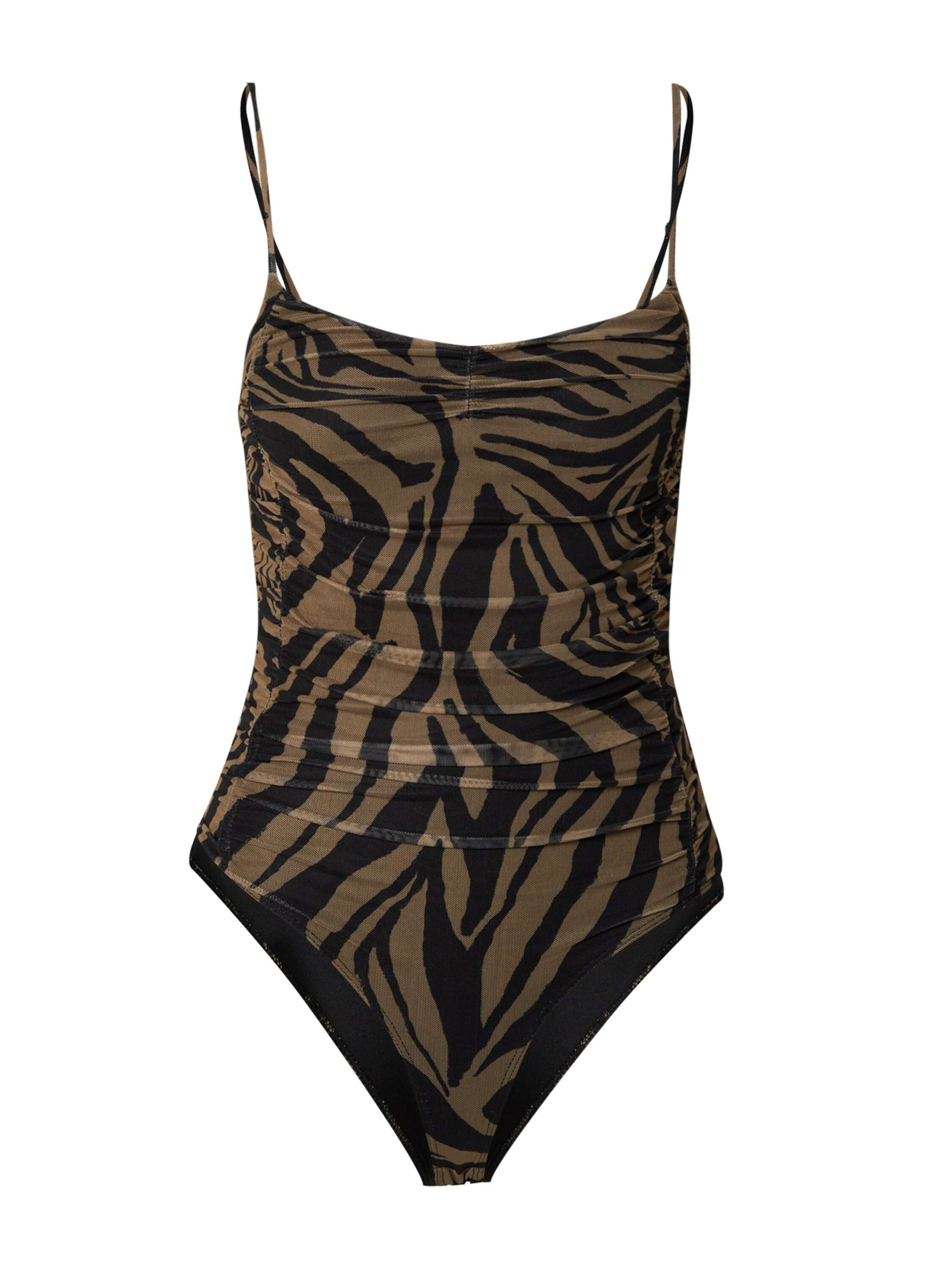 EDITED Shirtbody (1-tlg) Drapiert/gerafft günstig online kaufen