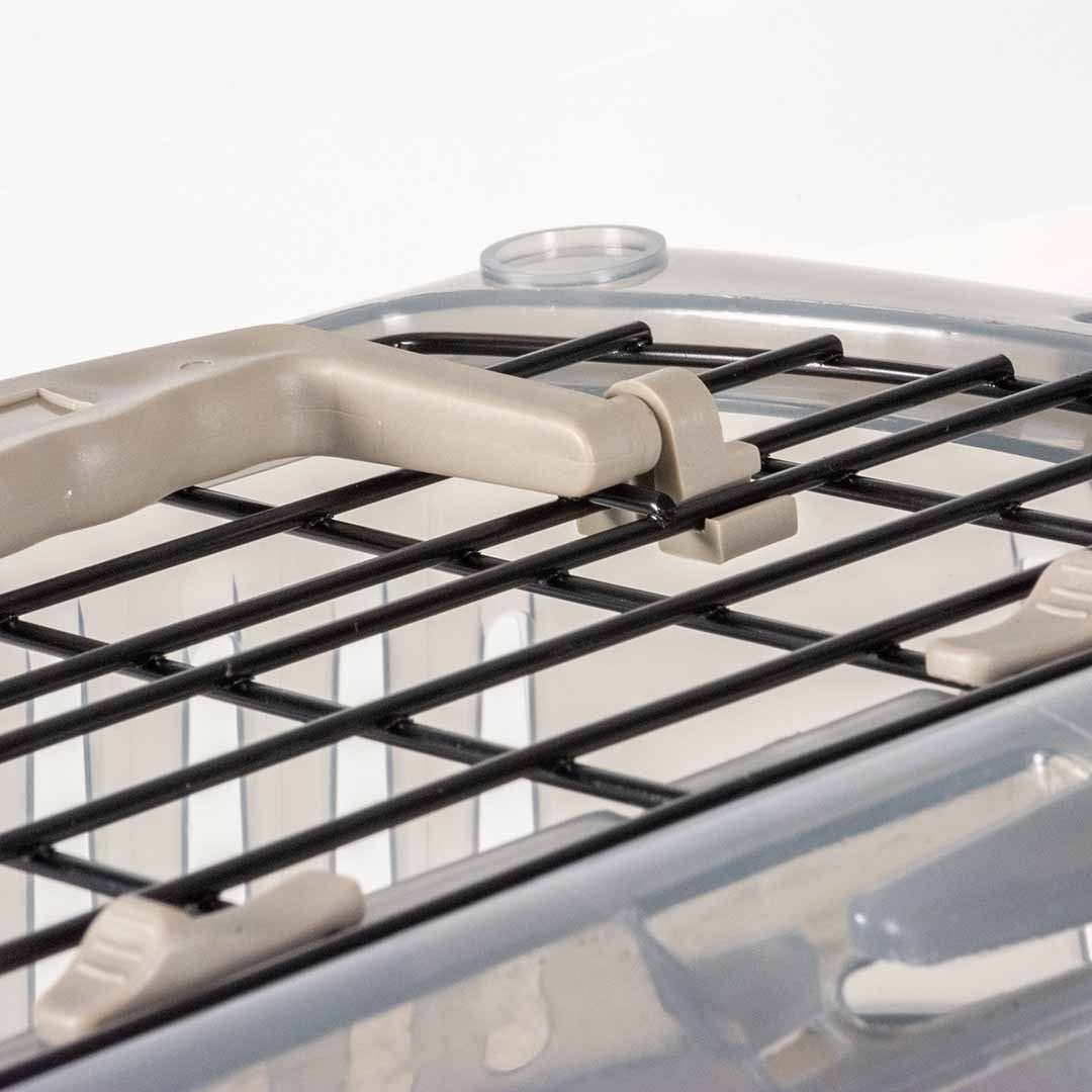 EBI Tiertransportbox EBI Transportbox Adventurer - transparent/grau Maße / max. Gewicht: