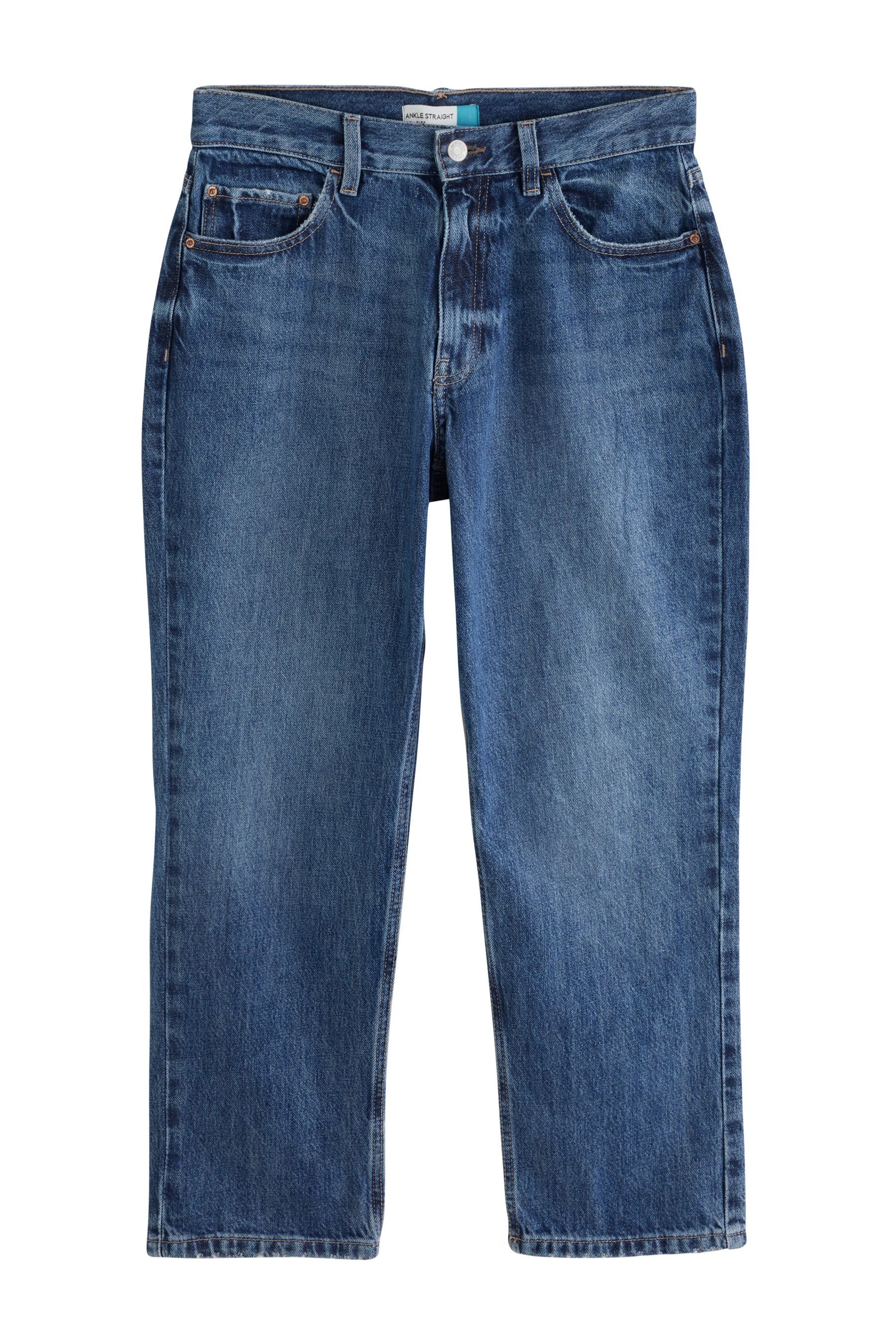 Next Straight-Jeans Authentische City Hochbund-Jeans mit geradem Bein (1-tlg)