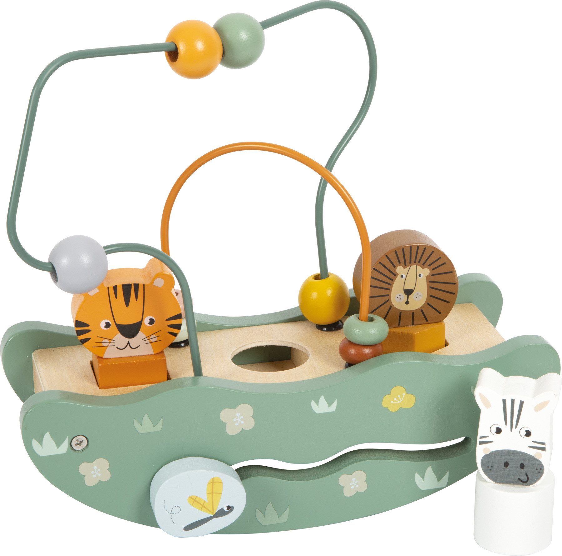 Small Foot Spielcenter Motorikschleife mit Wippe „Safari“