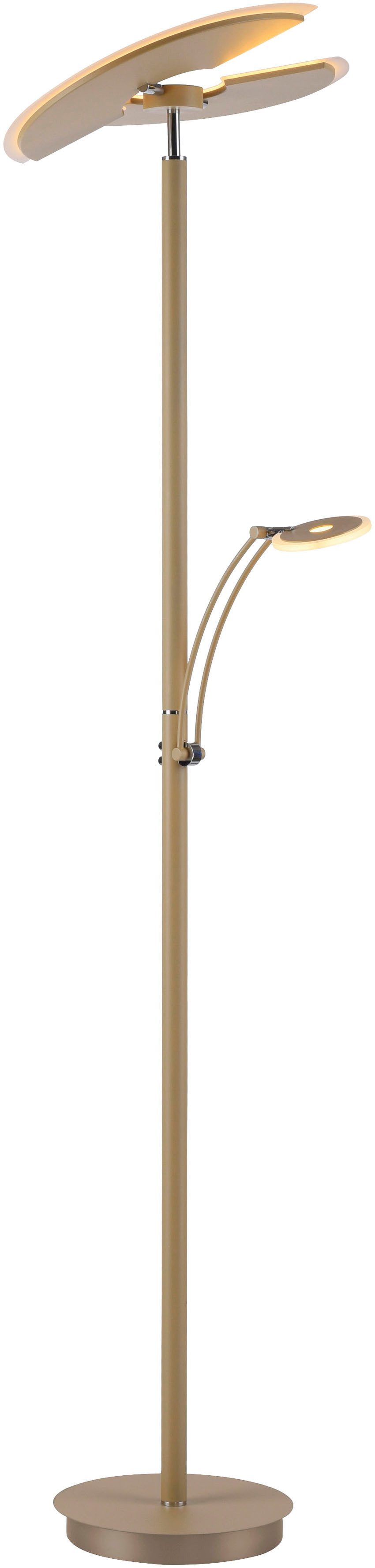 Paul Neuhaus LED Deckenfluter ARTUR, Farbsteuerung, LED fest integriert, warmweiß - kaltweiß, Tastdimmer, Memoryfunktion, CCT-Farbtemperatursteuerung 2700-5000K