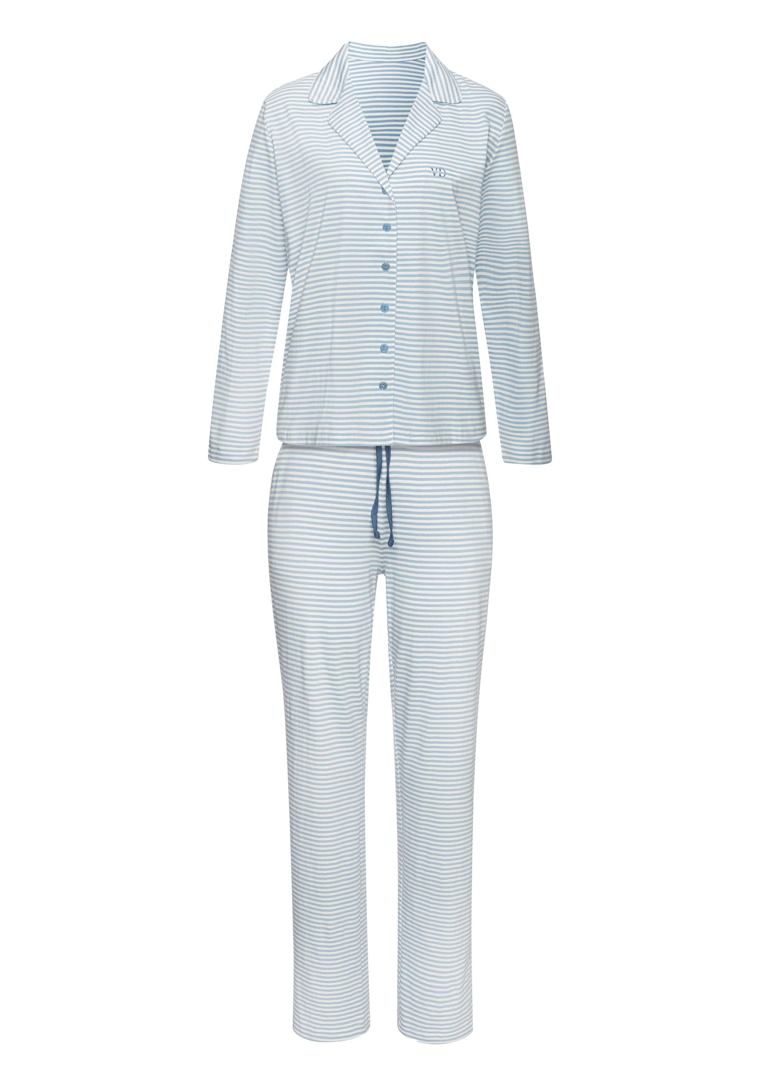 Vivance Dreams Pyjama (Set, 2 tlg) mit feinem Streifenmuster. € 34,99