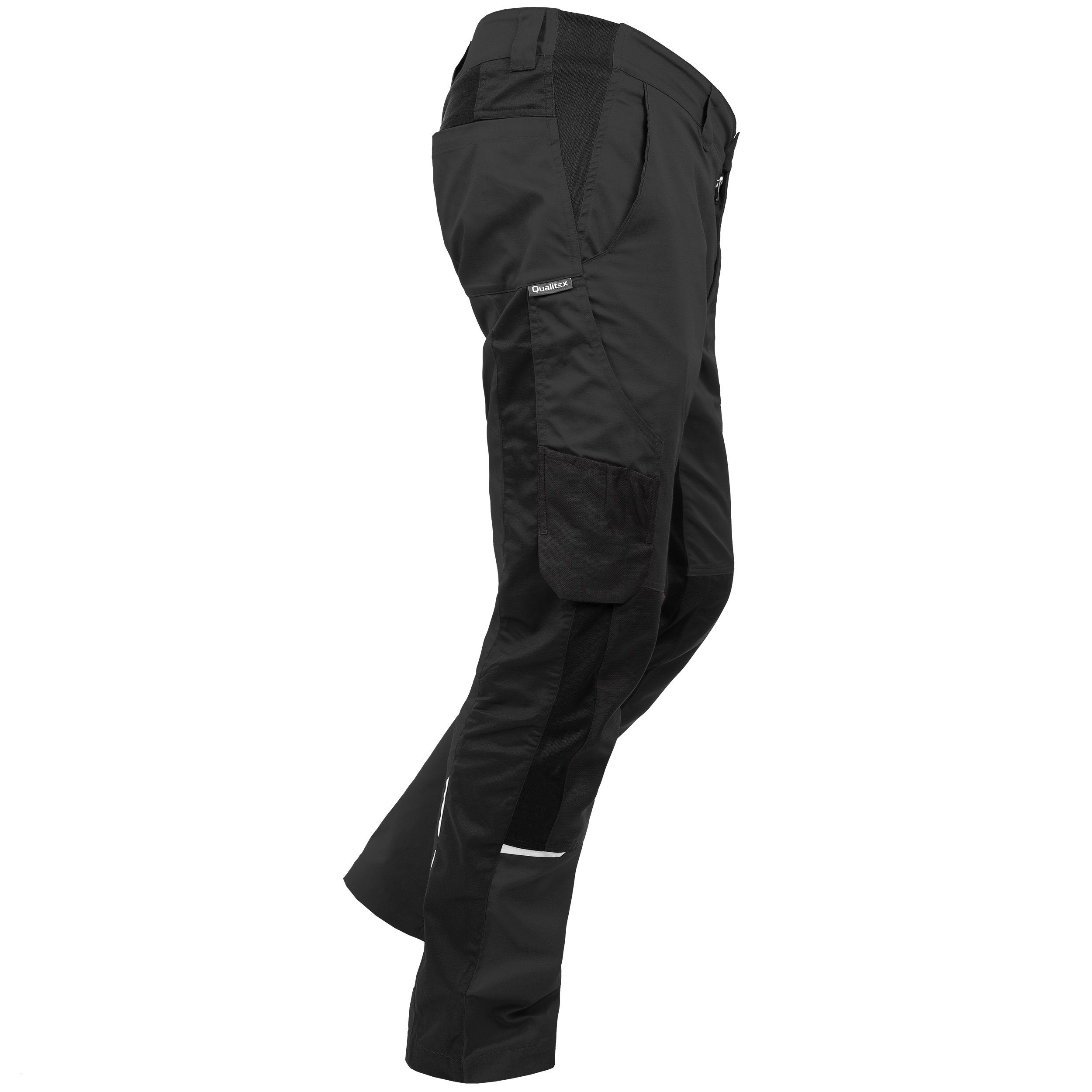 Qualitex Workwear Arbeitsbundhose Slim-Fit Herren-Arbeitshose, strapazierfähige Stretch-Hose-Herren (1-tlg) Robust wie eine Jeans, Herren Hose auch als Latzhose – Bild 5 von 5