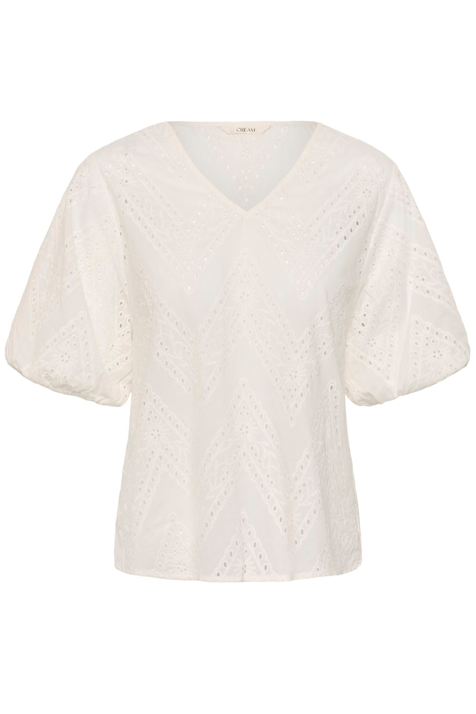 Kurzarmbluse Kurzarm-Bluse CRBritta