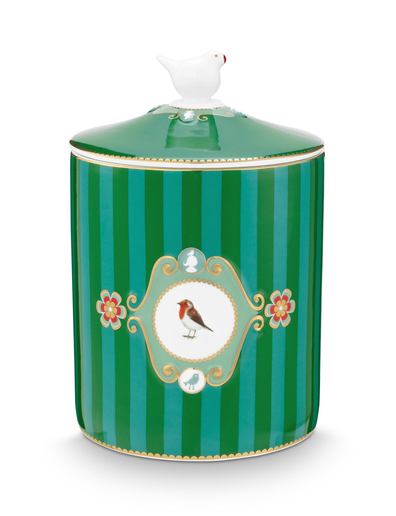 PiP Studio Geschirr Pip Studio Vorratsdose Love Birds, Smaragdgrün