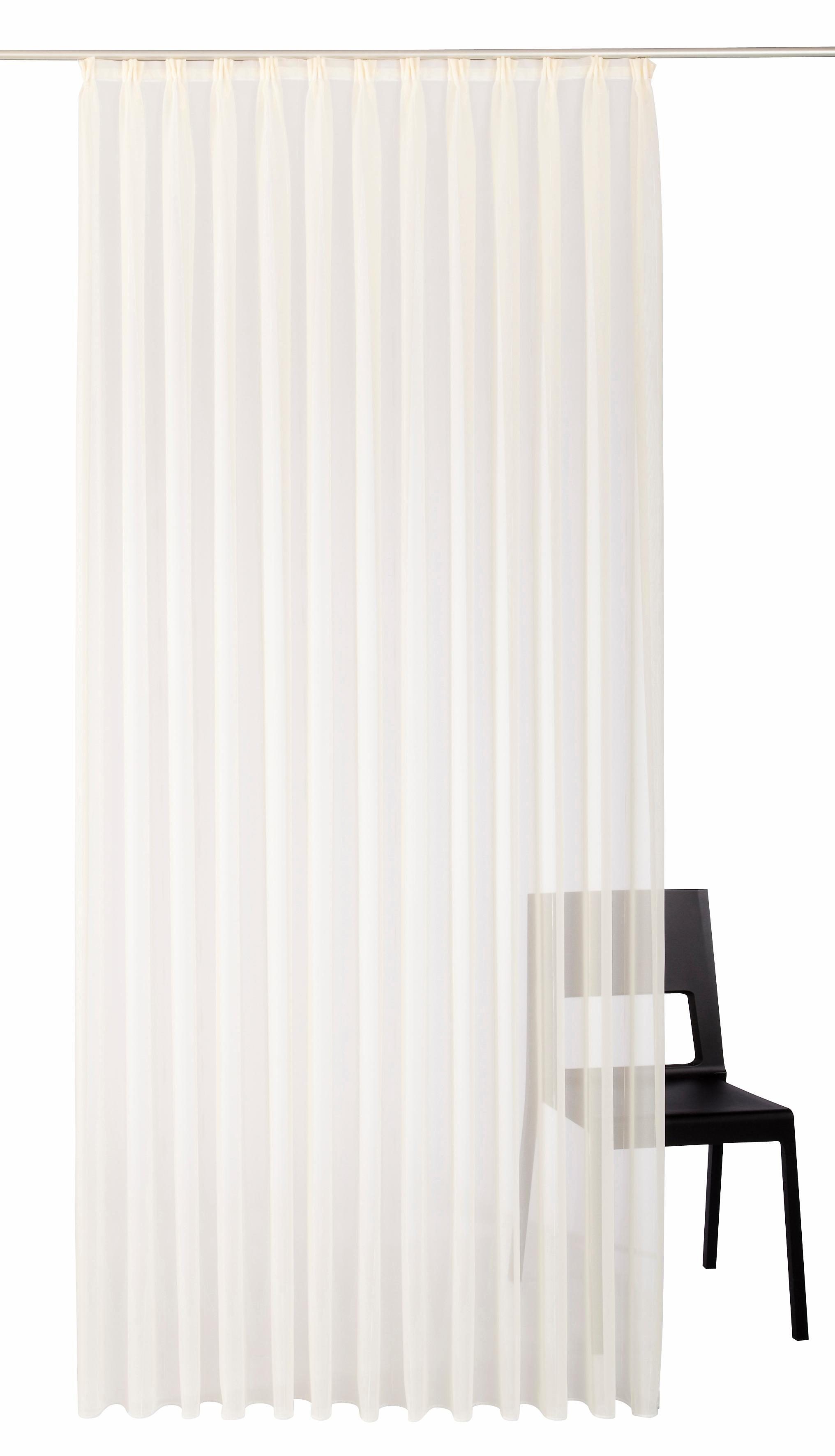 Wirth Gardine Manuela (1 St), Faltenband, halbtransparent, Voile, Store. € 42,04