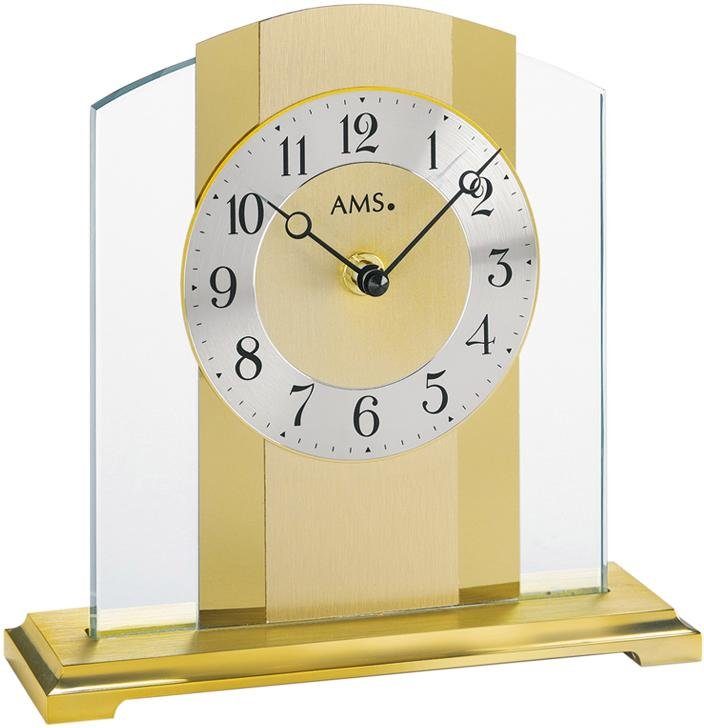 AMS Tischuhr T1119 Wohnzimmer, Esszimmer,Made in Germany
