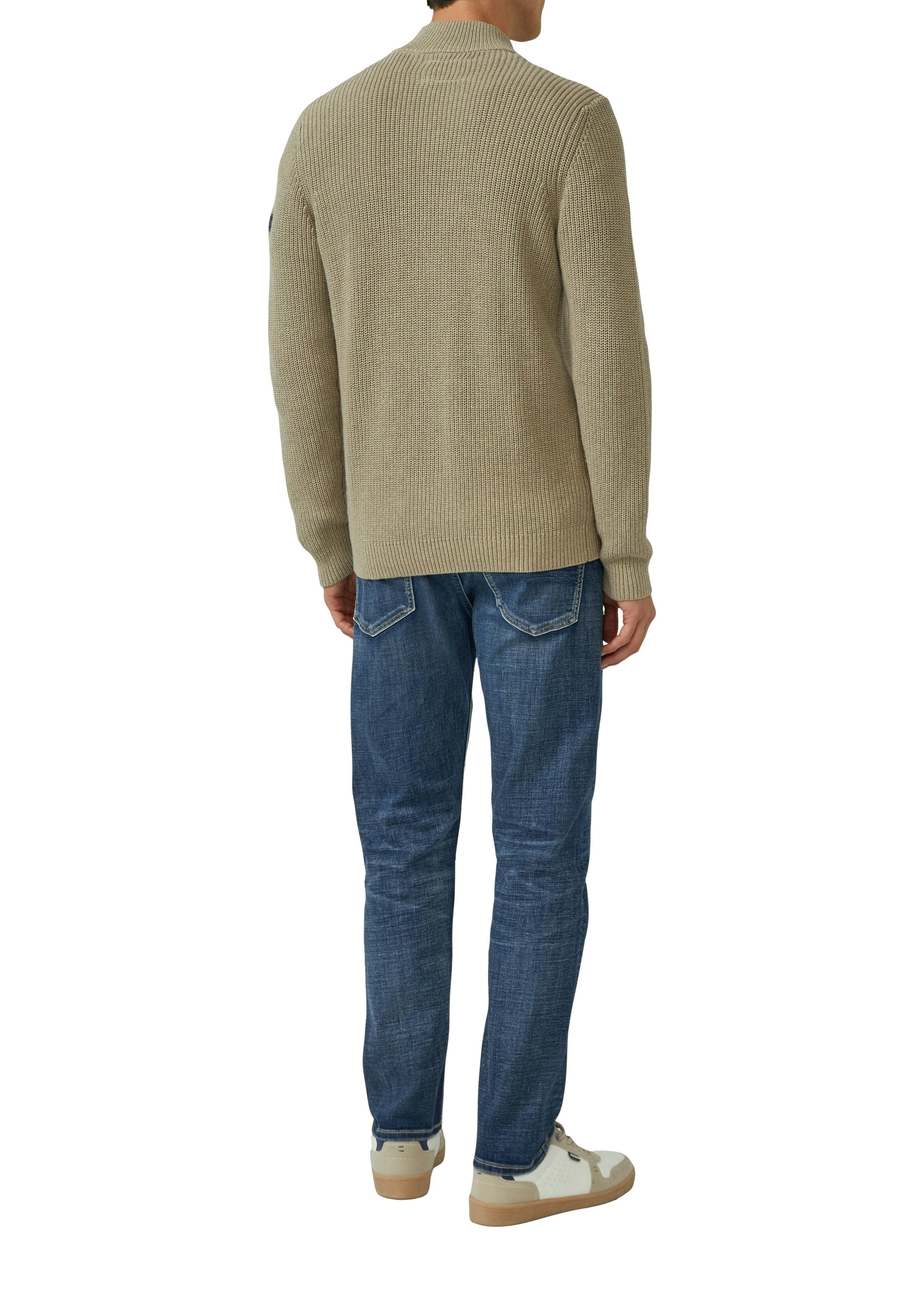 s.Oliver Strickjacke mit Stehkragen und Reißverschluss – Bild 2 von 4