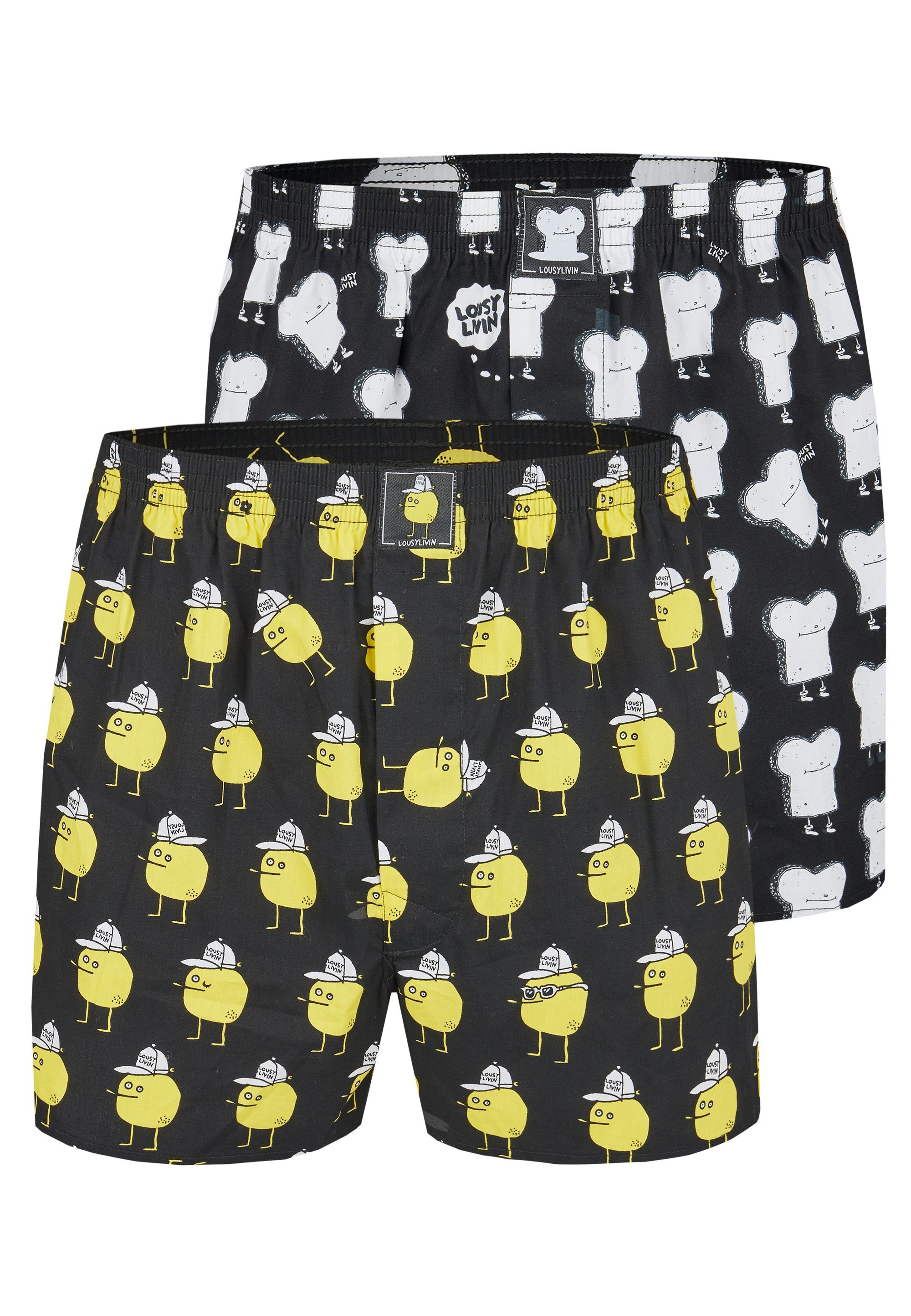 Boxershorts Toast Zitrone