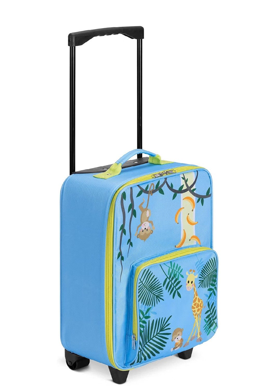 Navaris Kinderkoffer Kinder Trolley Koffer, Handgepäck, Dschungel