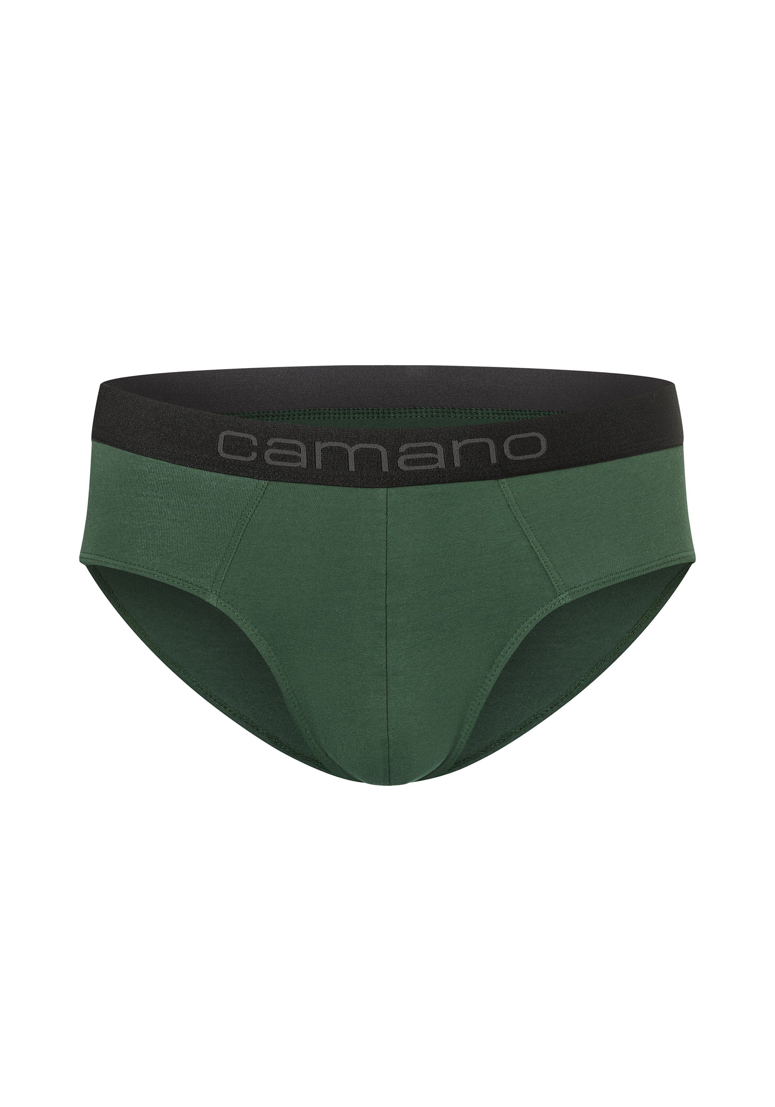 grün (6-St) mit Camano komfortablem Bund Slip