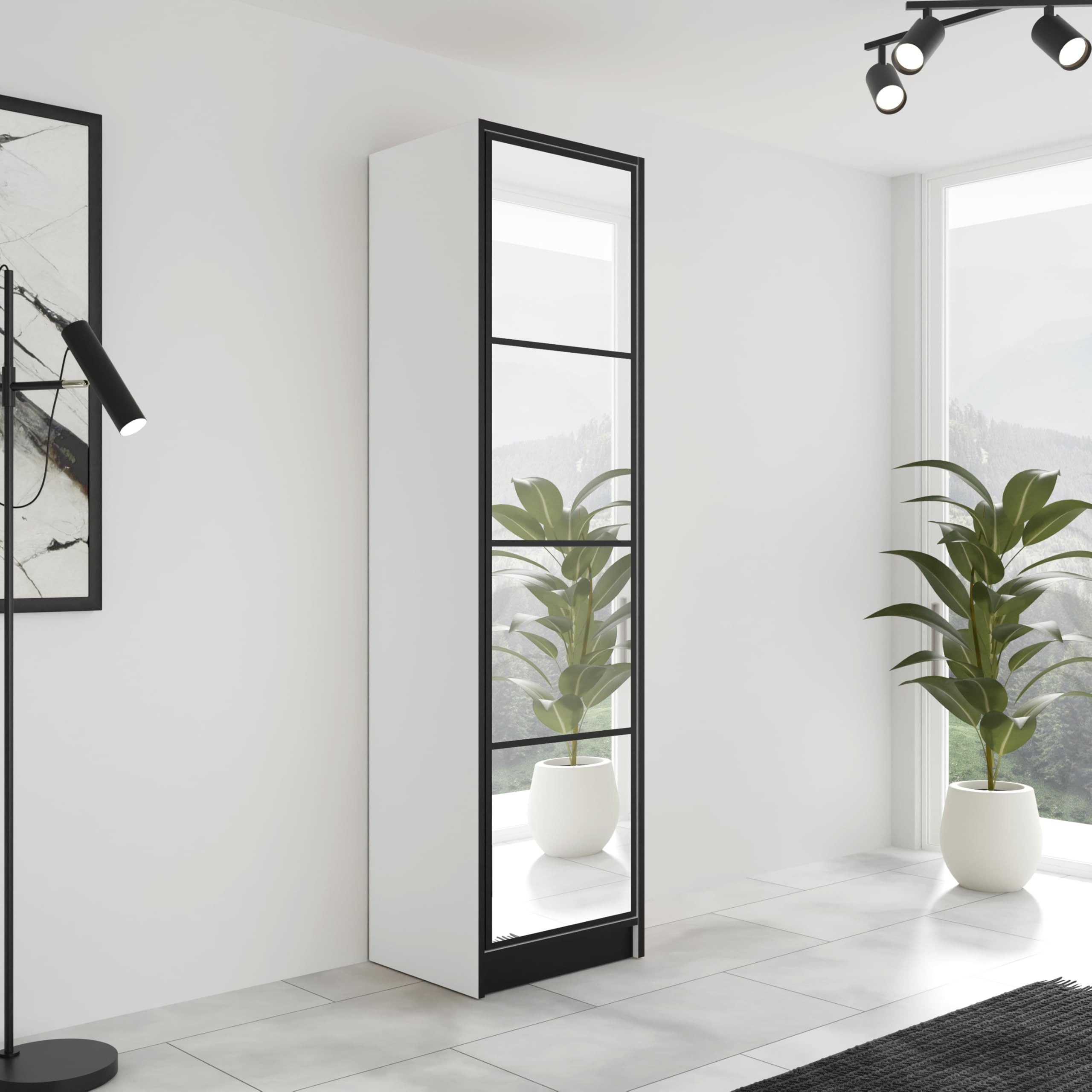 KIER FURNITURE Drehtürenschrank Kleiderschrank EDEN - 53.2 x 205 x 39 cm - günstig online kaufen