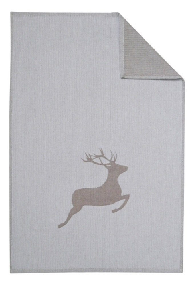 framsohn frottier Geschirrtuch 'Hirsch Motiv' 50 günstig online kaufen