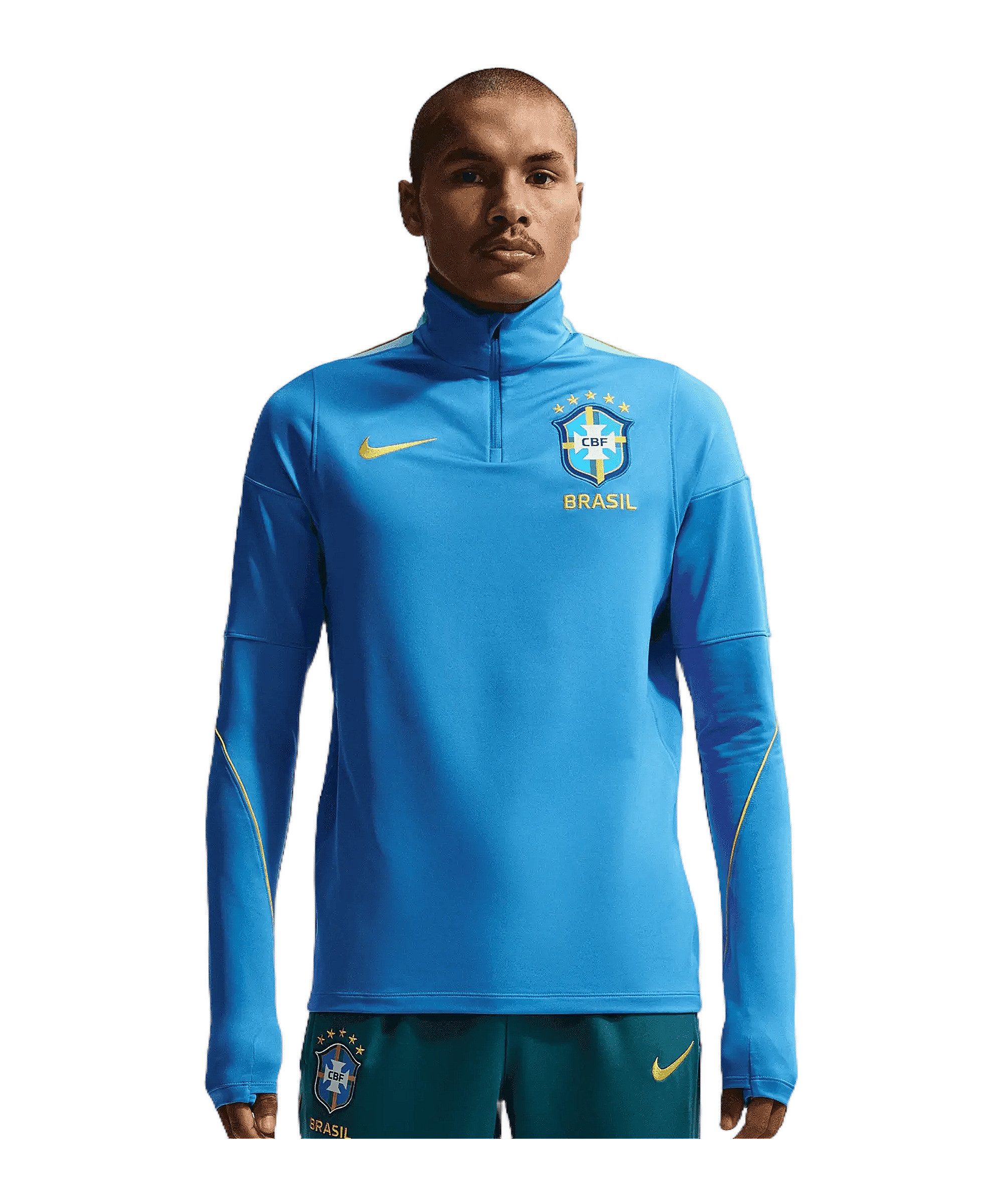 Nike Sweatshirt Nike Performance CBF Brasilien Strike Drilltop Polyester