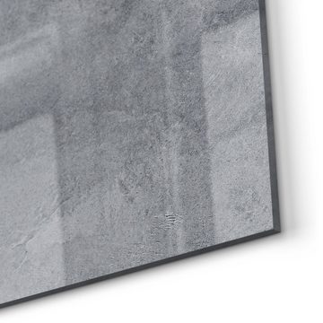 DEQORI Küchenrückwand 'Betonstruktur im Detail', Glas Spritzschutz Badrückwand Herdblende