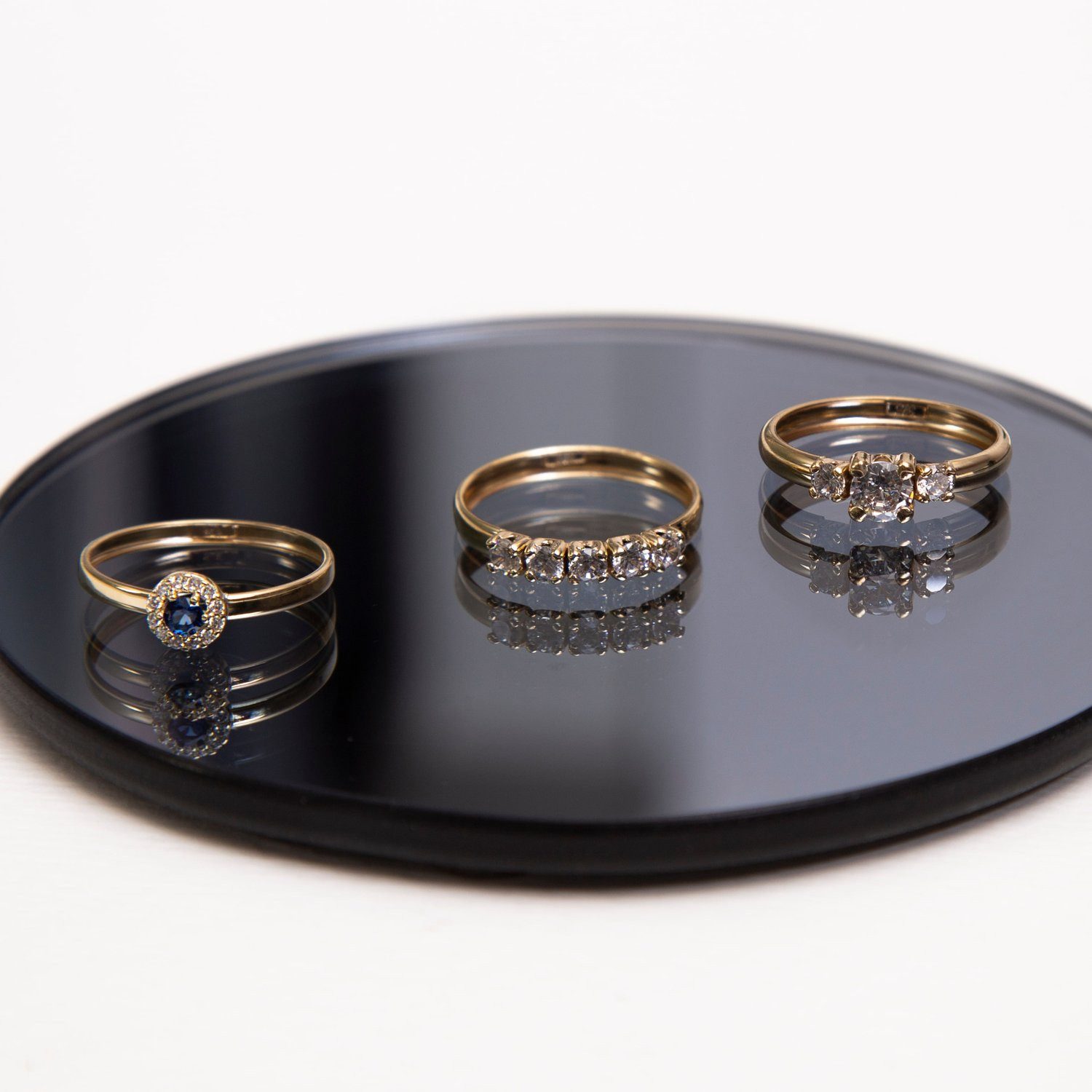 LUCARDI Fingerring Ring - 375 Gold - Gold - Zirkonia - Damen – Bild 4 von 4