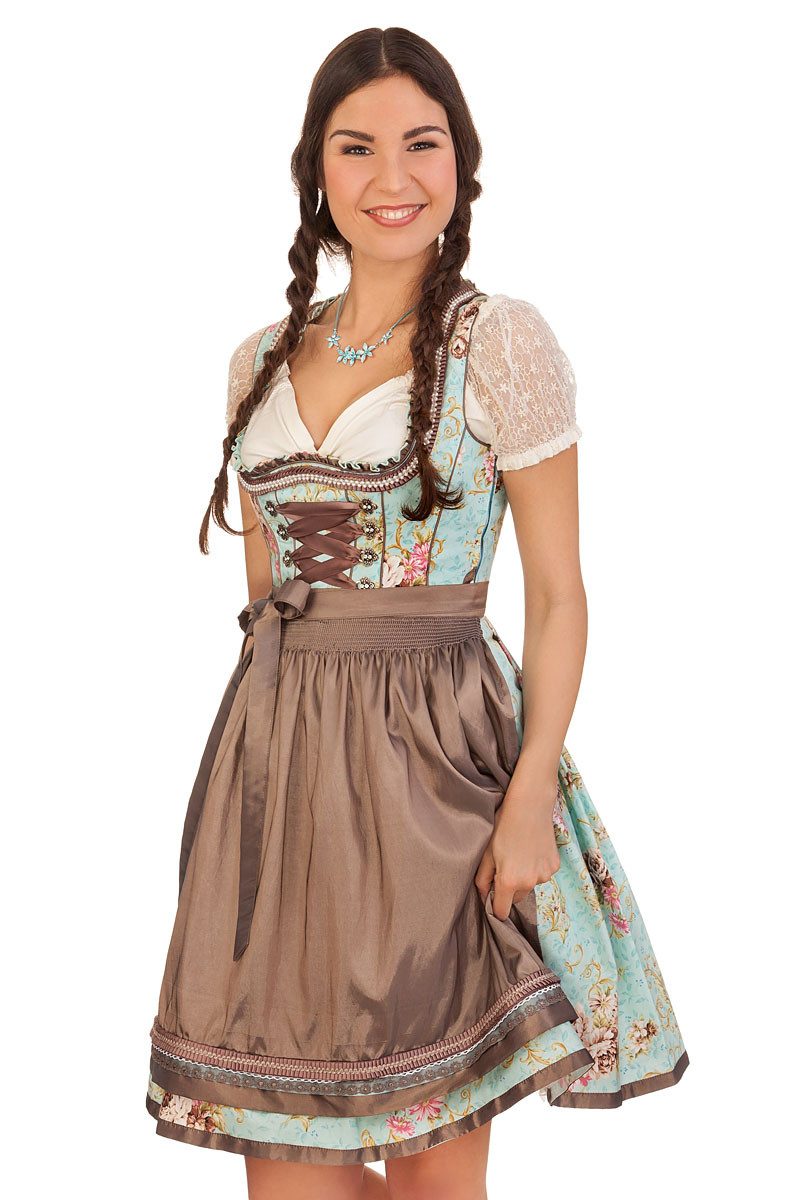 Dirndl Midi Dirndl 2tlg. - TIRAMISA - türkis