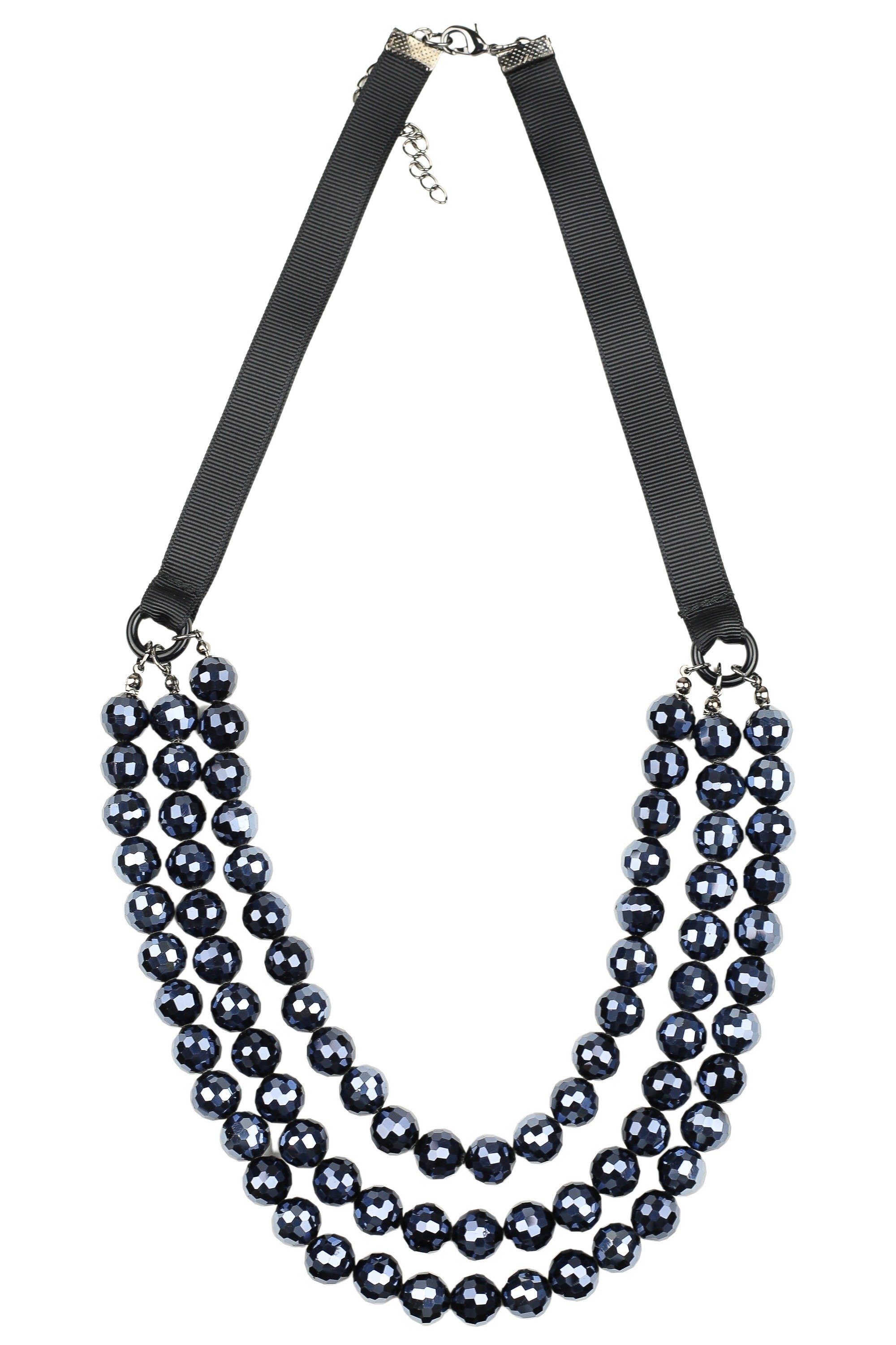 COLLEZIONE ALESSANDRO Lange Kette Coimbra, mit echten Glasperlen