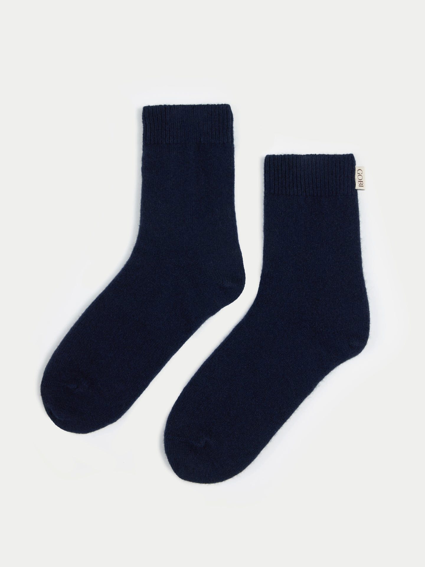 GOBI Cashmere Socken Unisex Kaschmir Rippenstrick-Bettsocken
