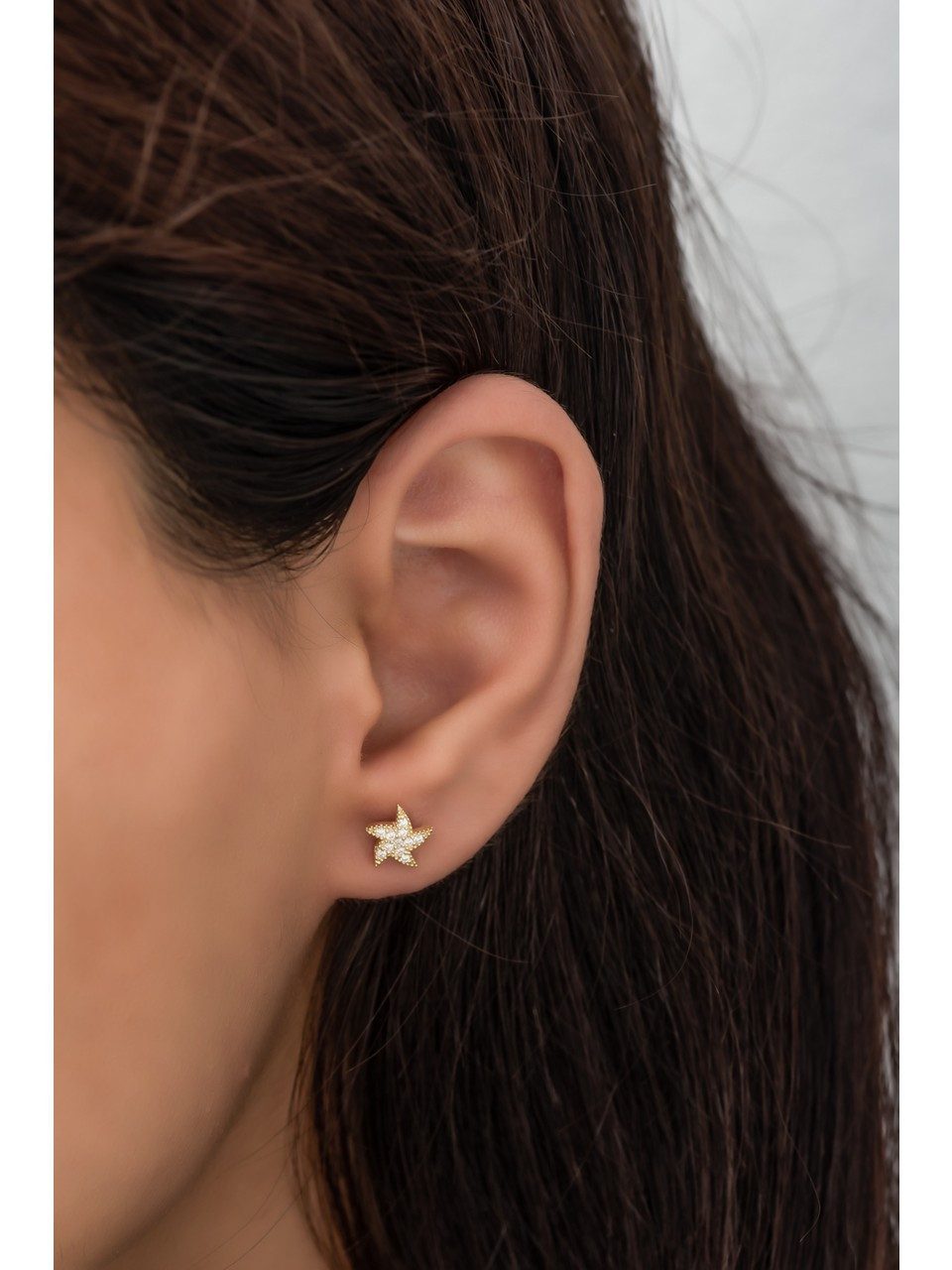 Nisan Ohrring-Set, Silber Ohrringe Damen – Kleine Seestern Ohrstecker mit Z günstig online kaufen