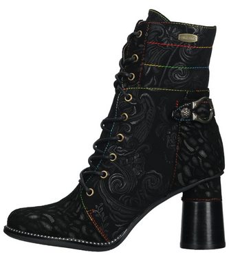 LAURA VITA Stiefelette Leder/Textil Schnürstiefelette