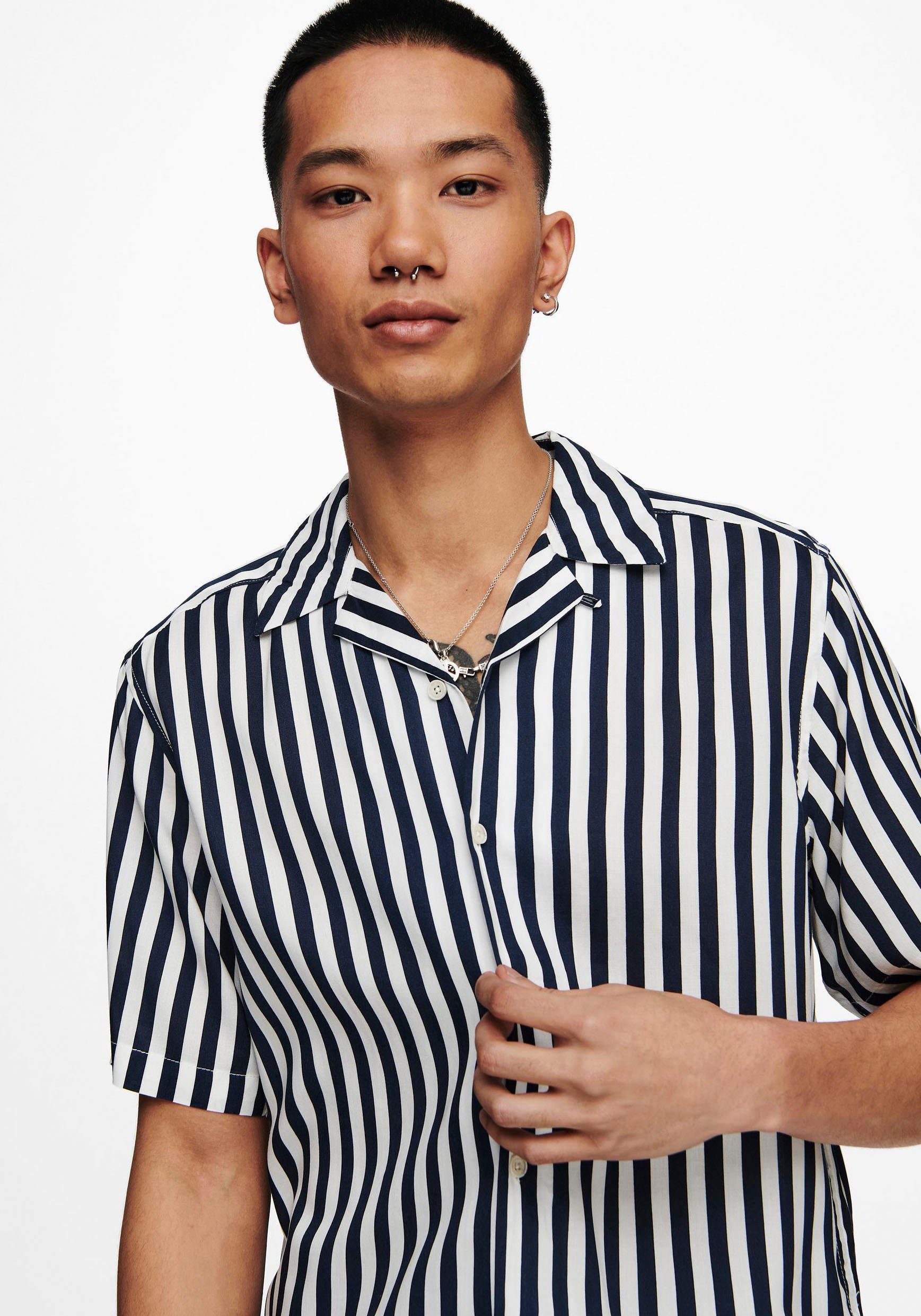 ONLY & SONS Kurzarmhemd ONSWAYNE LIFE SS VISCOSE günstig online kaufen