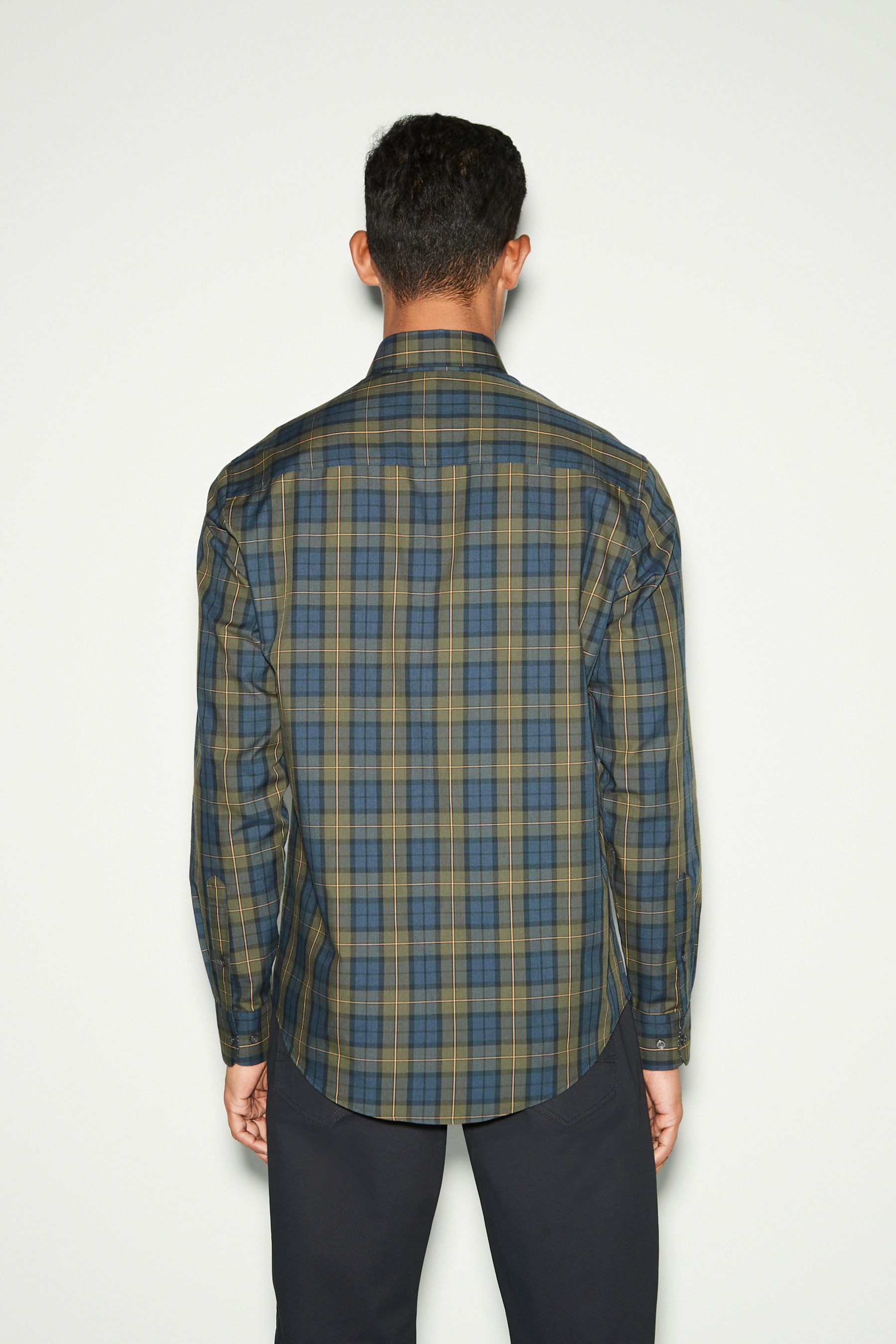 Next Langarmhemd Bügelfreies langärmeliges Oxfordhemd (1-tlg) günstig online kaufen