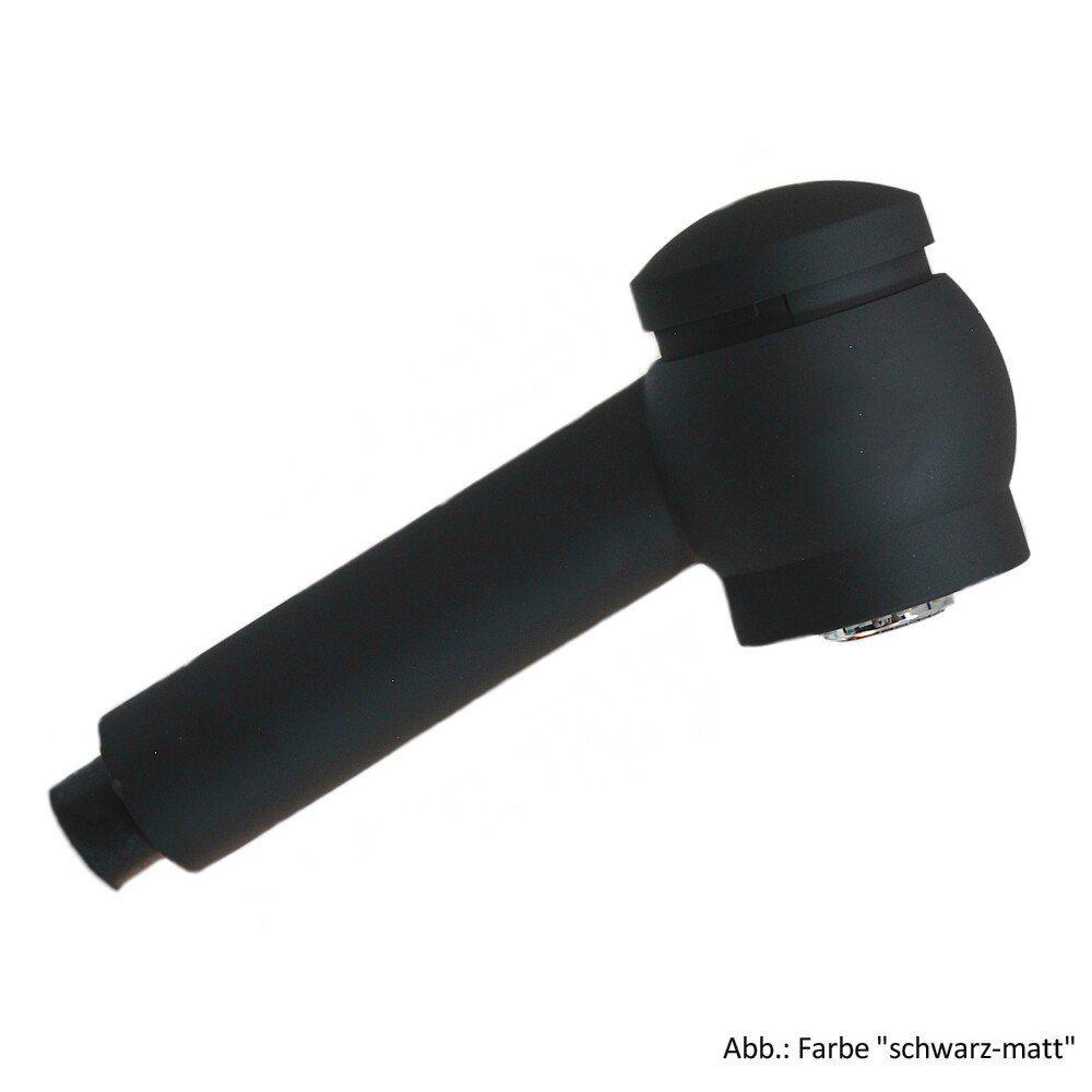 KWC Brausegarnitur KWC Brausen Auszugsbrause A225, schwarz-matt (ab 1/2018), Z538101136