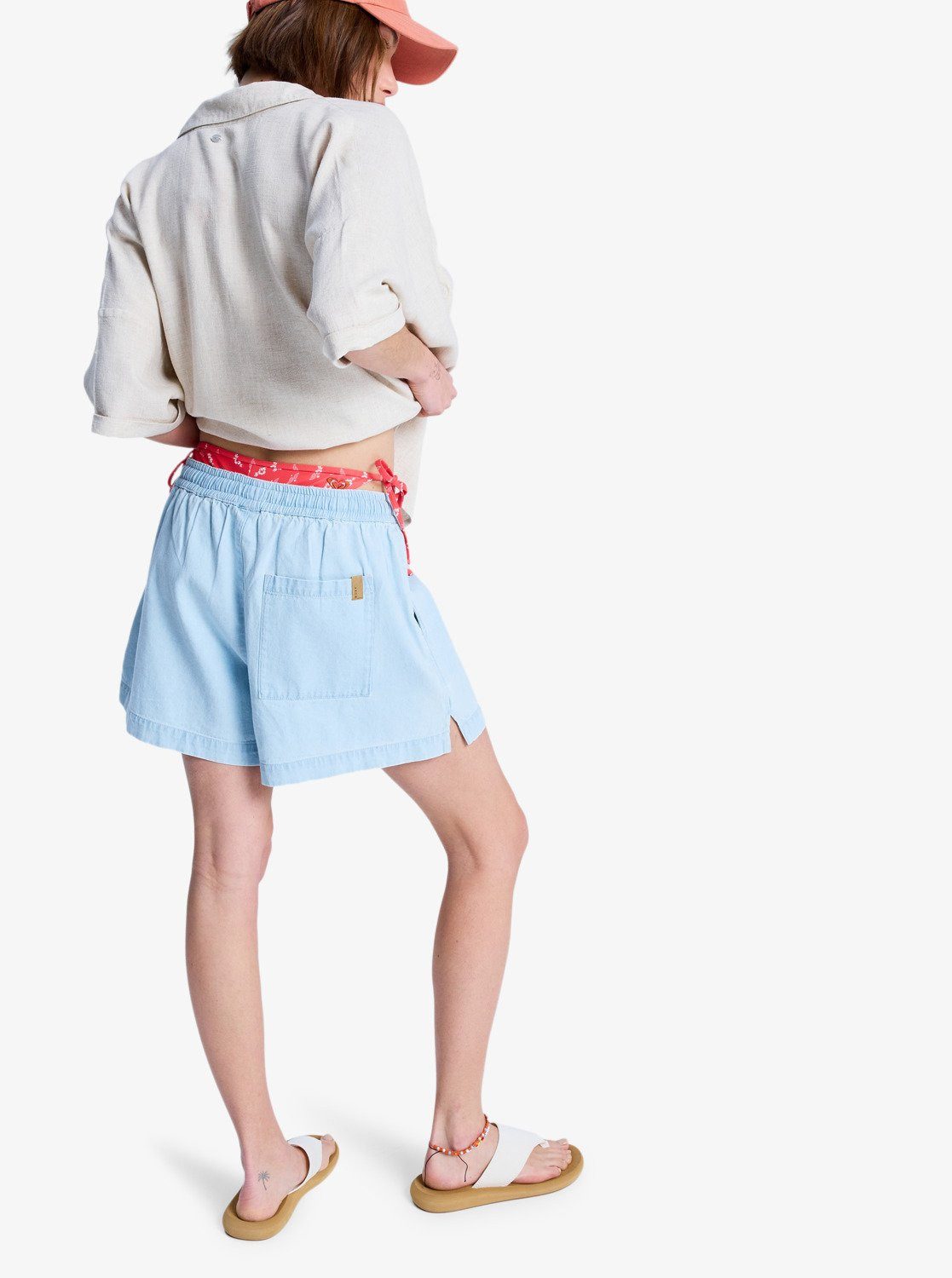 Roxy Shorts LEKEITIO BREAK MID DENIM sportlich, bequemer Sitz