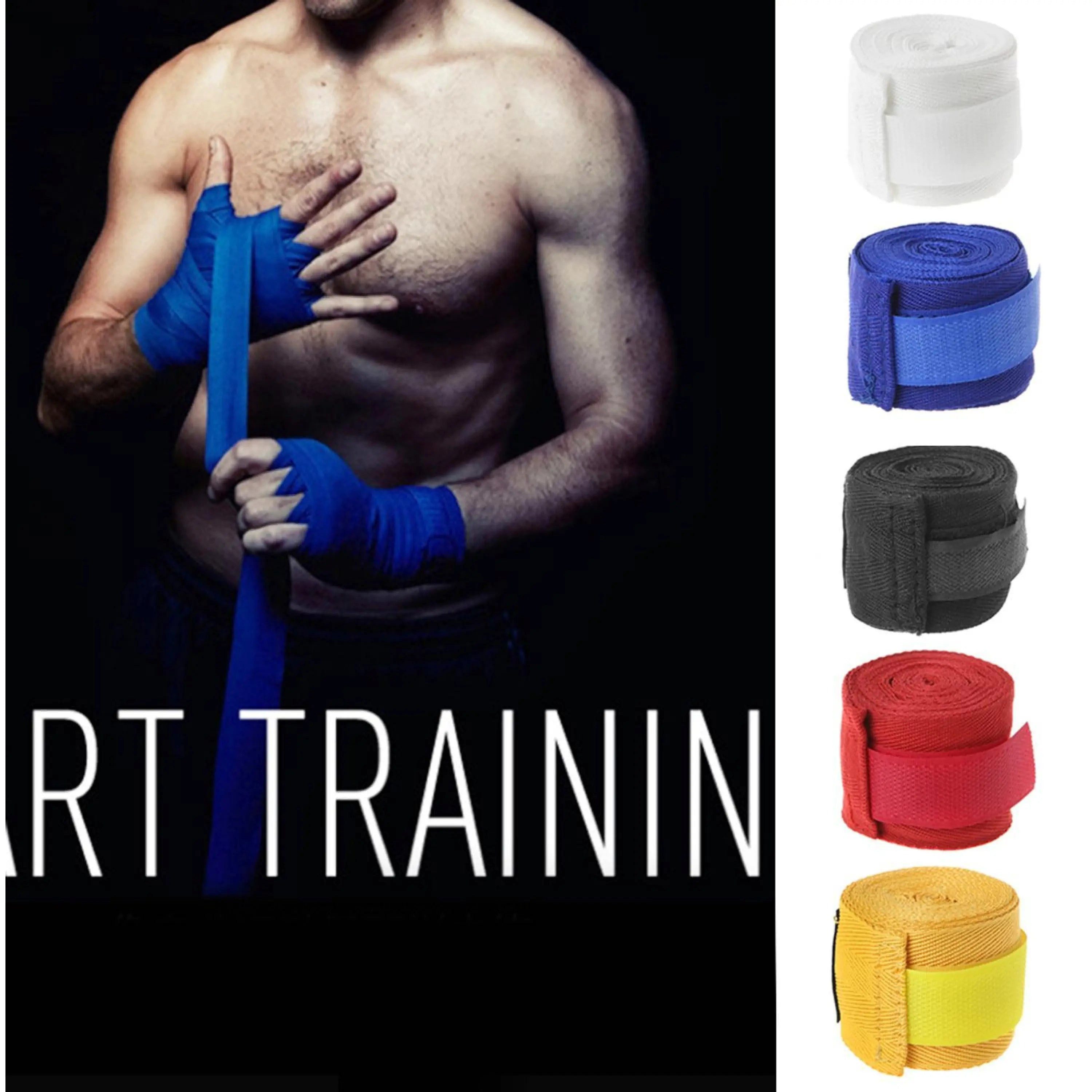 Sport-Knight® Boxbandagen Boxbandagen 3m, doppelt vernähter Klettverschluss, extra breit