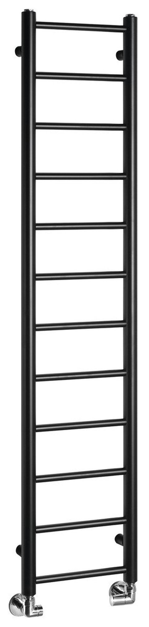 Sapho Badheizkörper DINA Badheizkörper 300x1380 mm, Schwarz matt, Sapho-IR373B