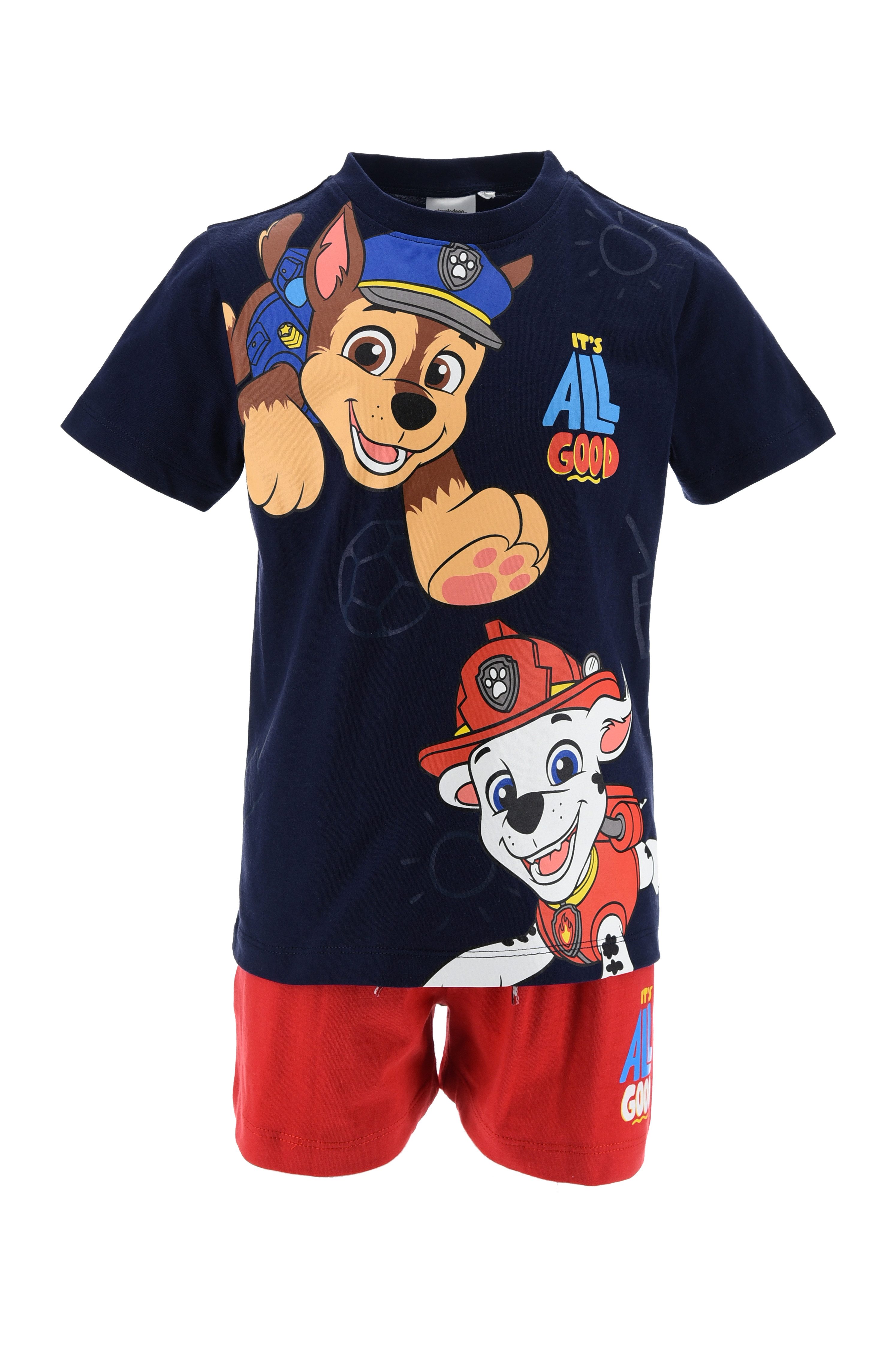 PAW PATROL T-Shirt & Shorts PAW PATROL Jungen T-Shirt und Hose Set Shirt Kurze Hose