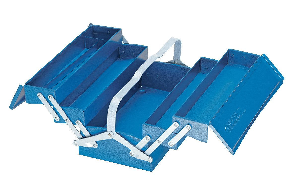 Gedore Werkzeugkoffer 1265 L Werkzeugkasten, leer, 5 Fächer, 210x420x225 mm