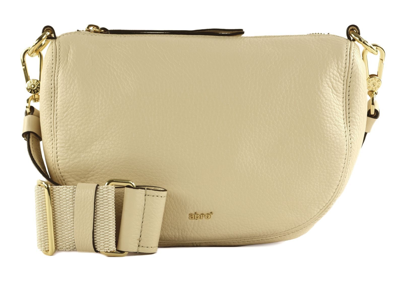 Abro Umhängetasche Crossbodybag Mina, aus echtem Rindsleder