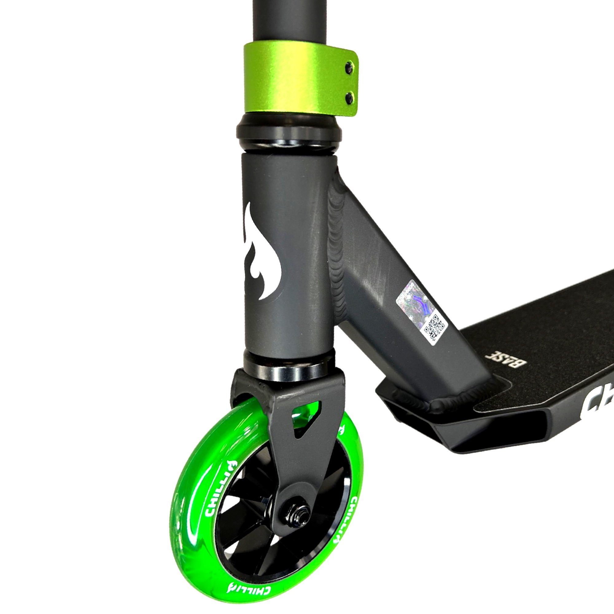 Chilli Pro Scooter Stuntscooter Chilli Pro Base S Stunt-Scooter H=79cm Schwarz/Grün