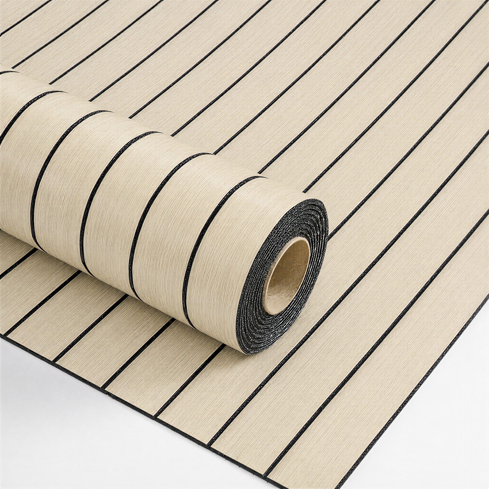 BlingBin Wandpaneel Selbstklebende 3D Wandpaneele, Lamellentapete, Holzlatten-Tapete, BxL: 60x300 cm, 1,8 qm, (3D Wandverkleidung in Rollenform, 1-tlg., wanddeko selbstklebend, 60x300 cm, 1,8 m) Ohne Bohren, zuschneidbar, wasserabweisend, für glatte Innenwände