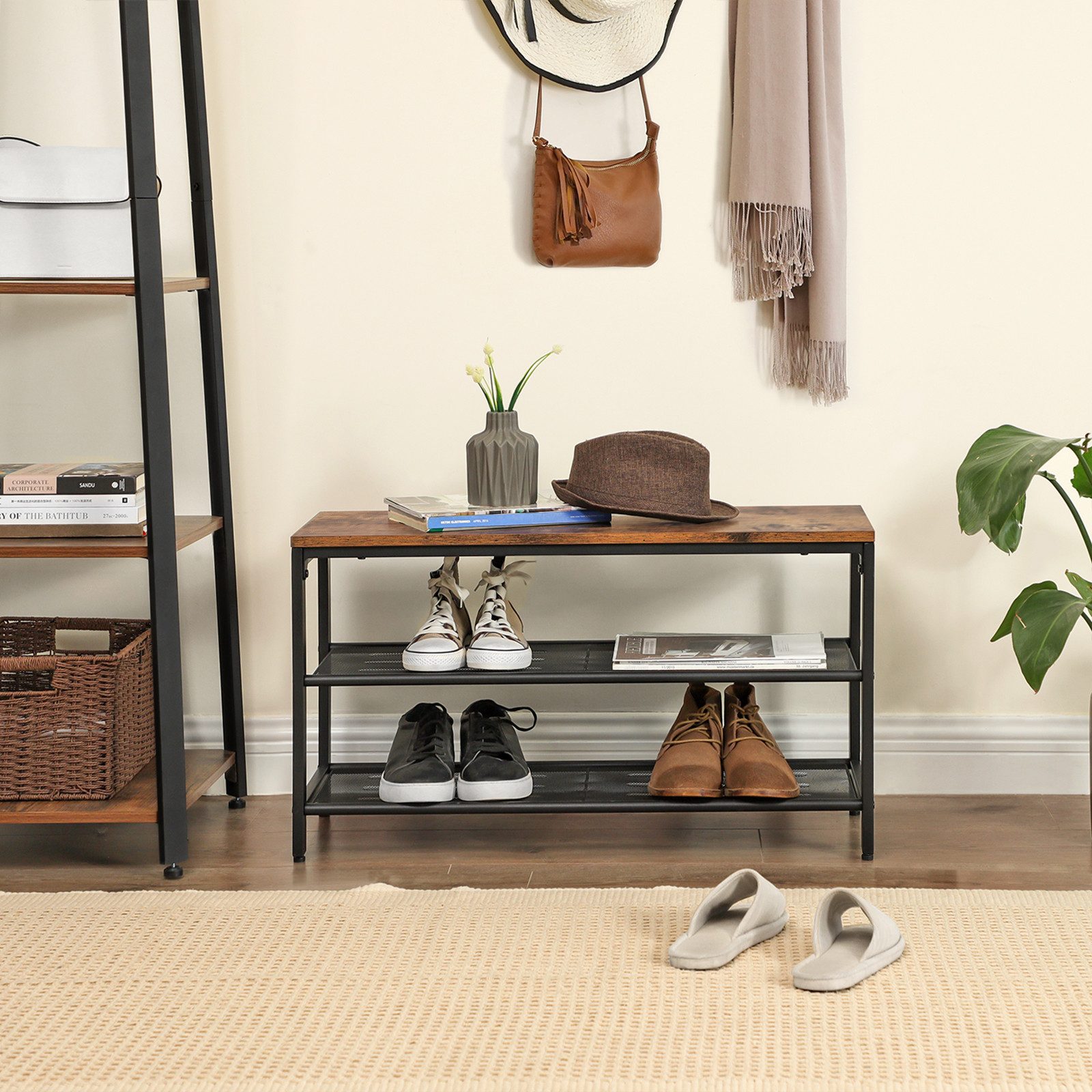 VASAGLE Schuhbank, Schuhregal, 80 x 30 günstig online kaufen