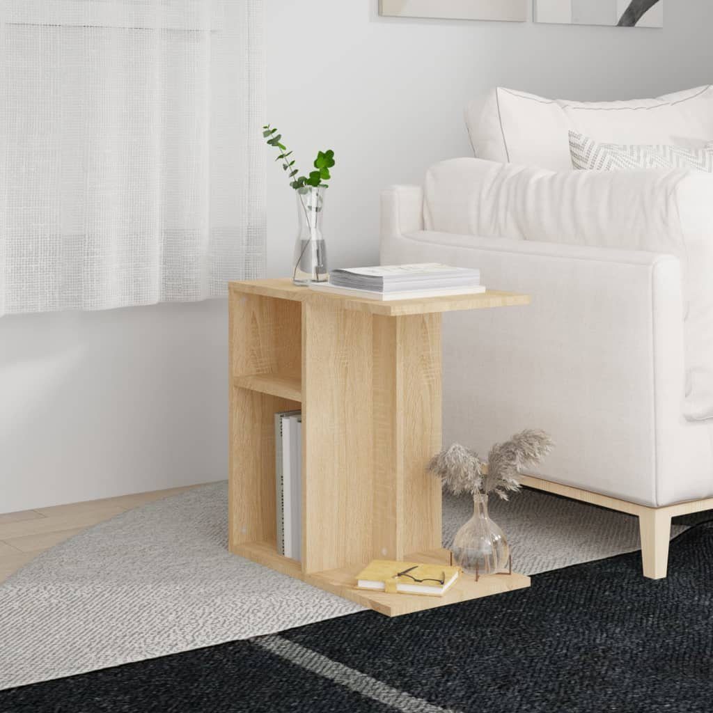 furnicato Beistelltisch Sonoma-Eiche 50x30x50 cm Holzwerkstoff günstig online kaufen