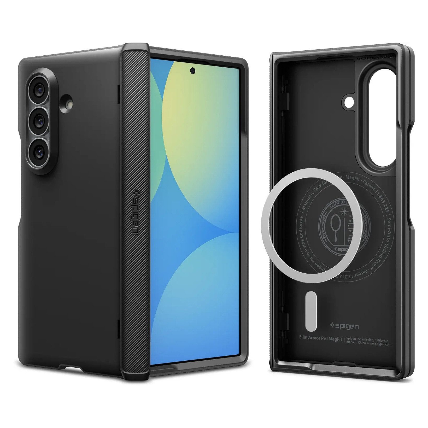 Spigen Backcover Spigen Slim Armor Case MagSafe Samsung Galaxy Z Fold 8 Ultra - Black – Bild 2 von 5