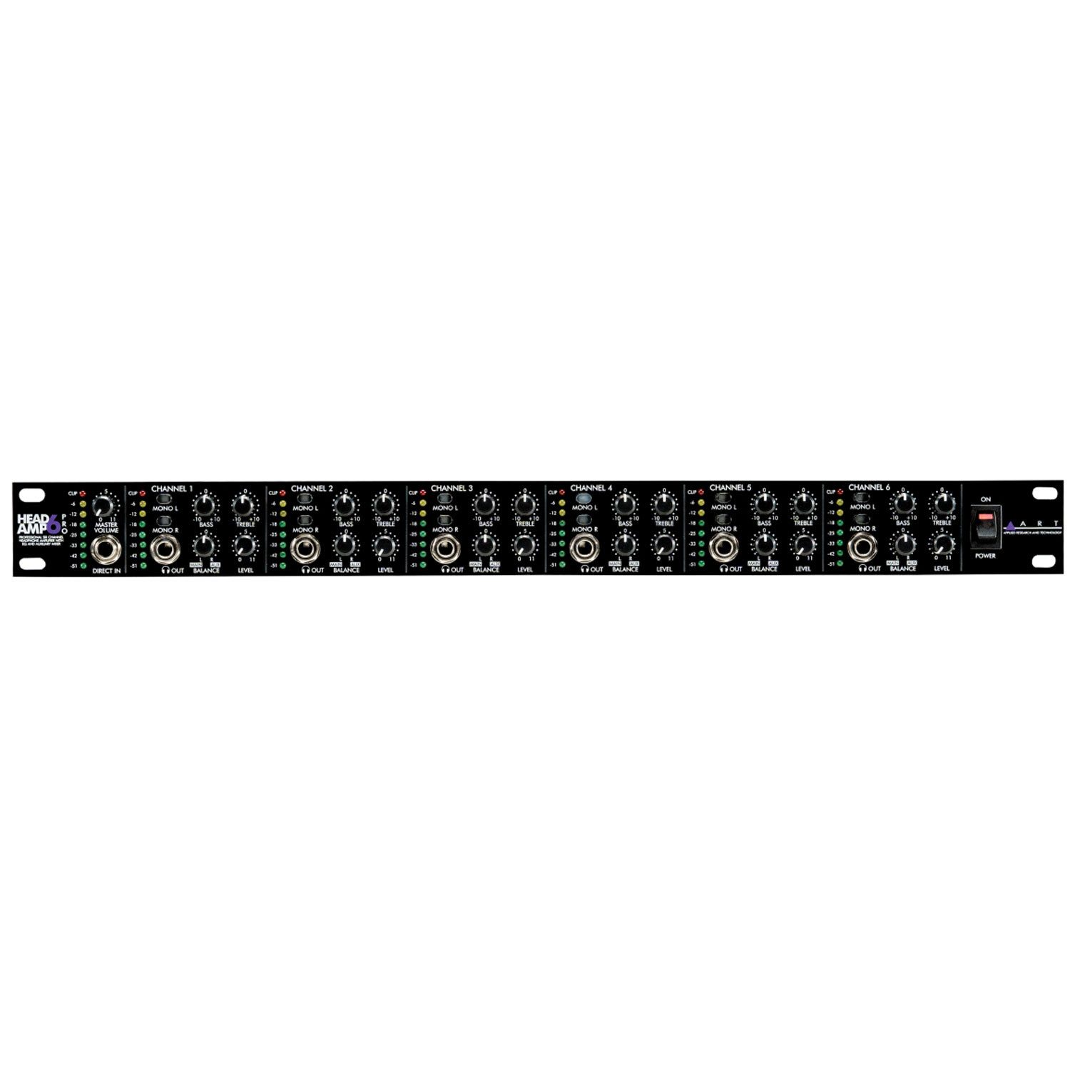 Art Audio Art Kopfhörer-Verstärker Headamp 6 Pro 6-Kanäle Digitales Aufnahmegerät (Kopfhörer-Verstärker)
