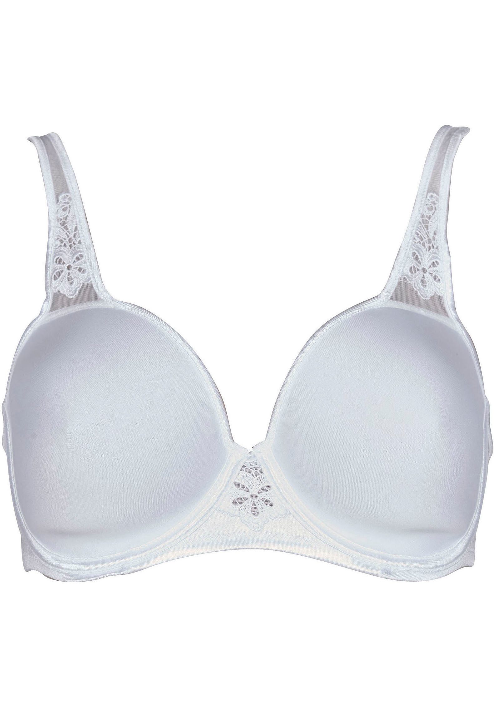 Elbrina Bügel-BH Spacer Bra vorgeformte Cups, breite Träger, mit Bügel, mit Spitze, feminin