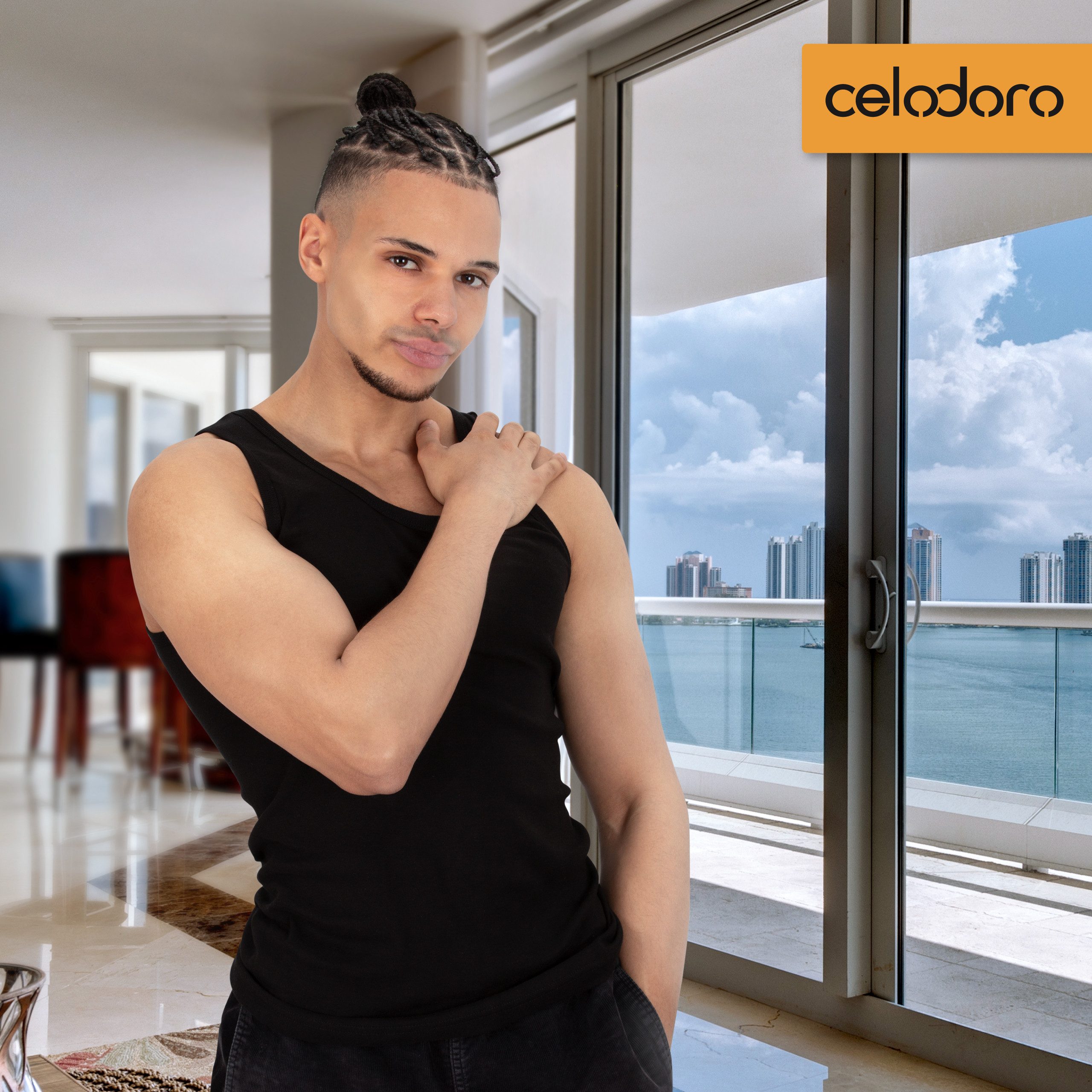 celodoro Unterhemd Herren 5er Pack - Feinripp Tank-Top aus 100% Baumwolle - Achselshirts