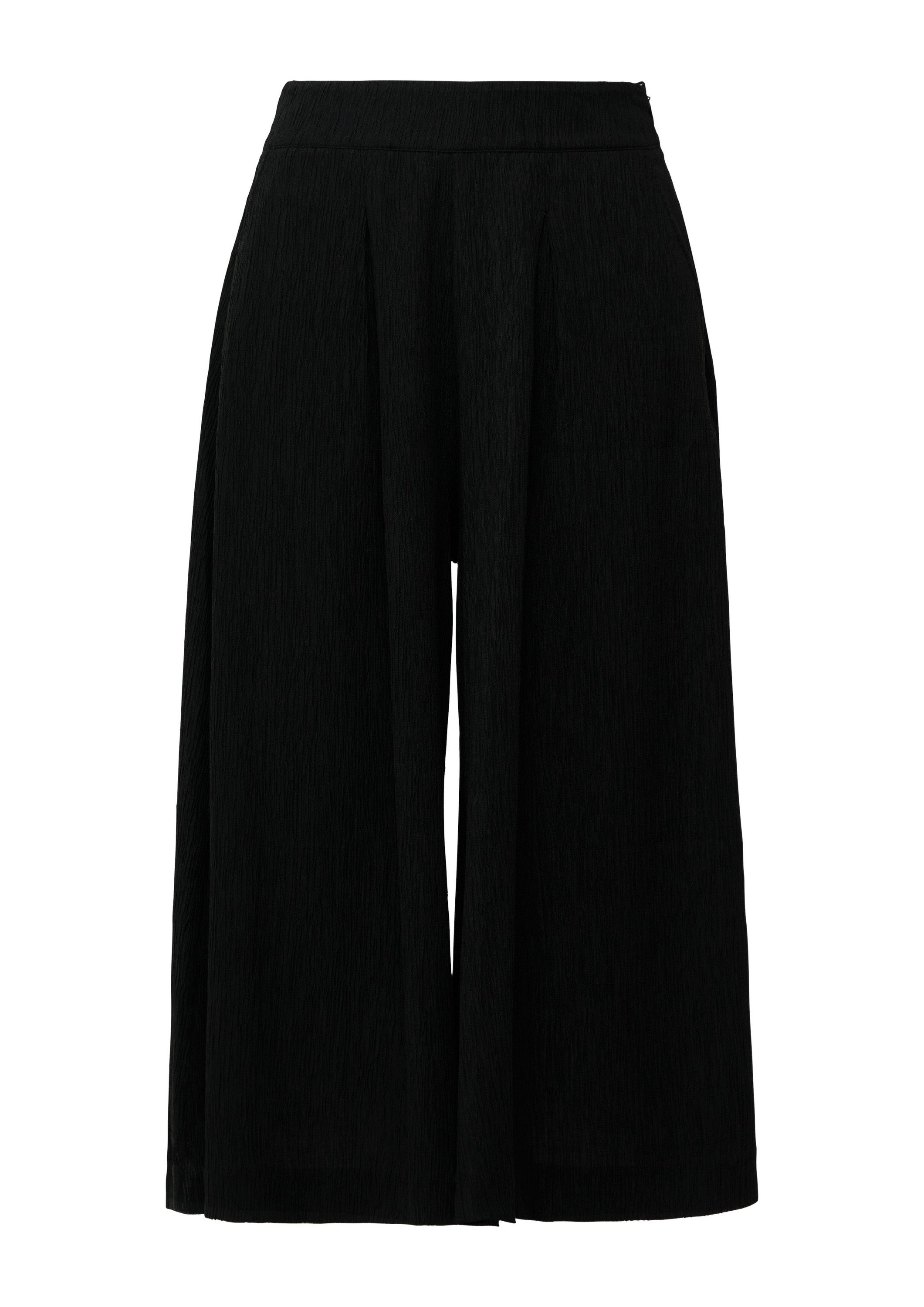 s.Oliver Culotte Hose Hosenrock im Crinkle-Look mit Elastikeinsatz günstig online kaufen