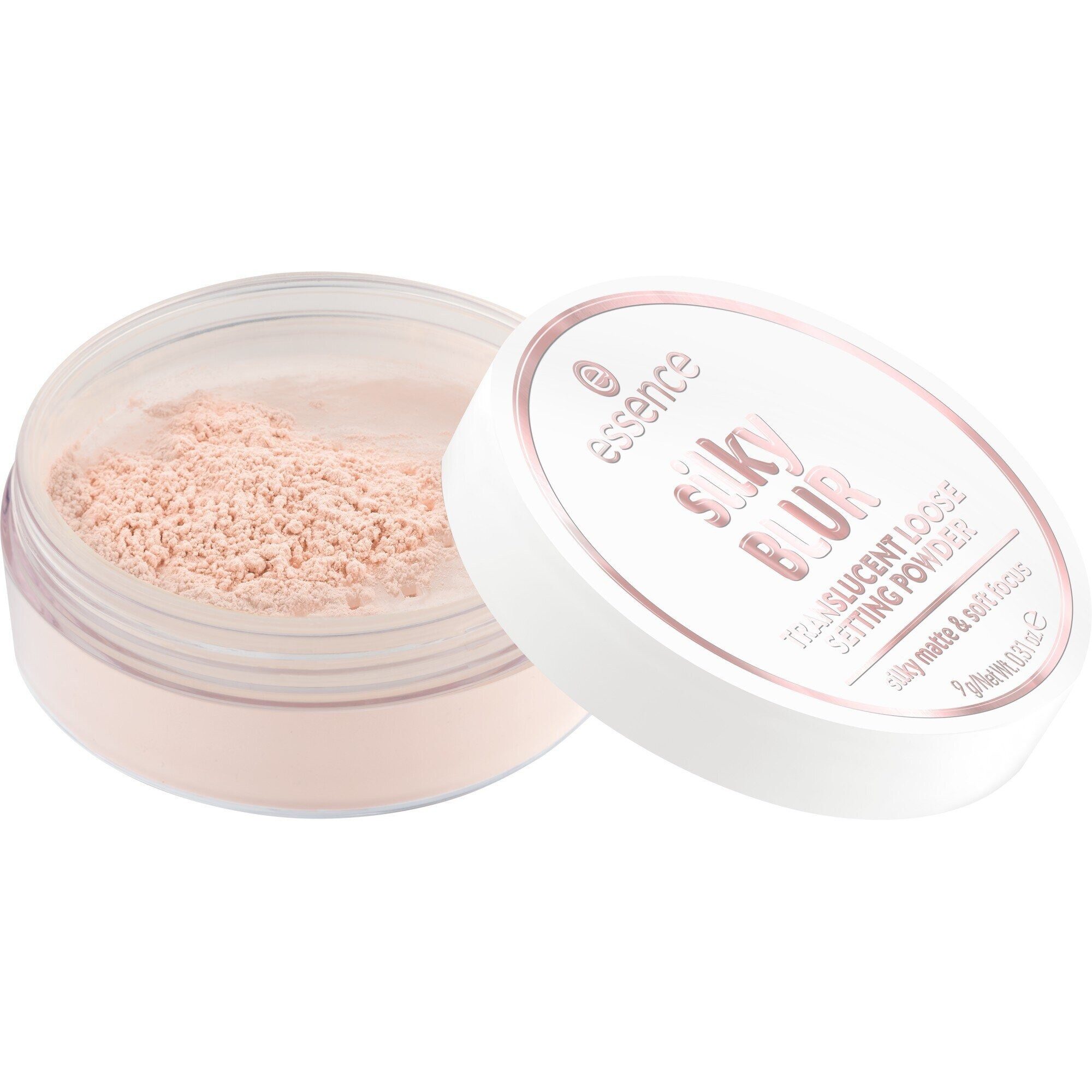 Essence Puder SILKY BLUR durchscheinendes loses Fixierpulver