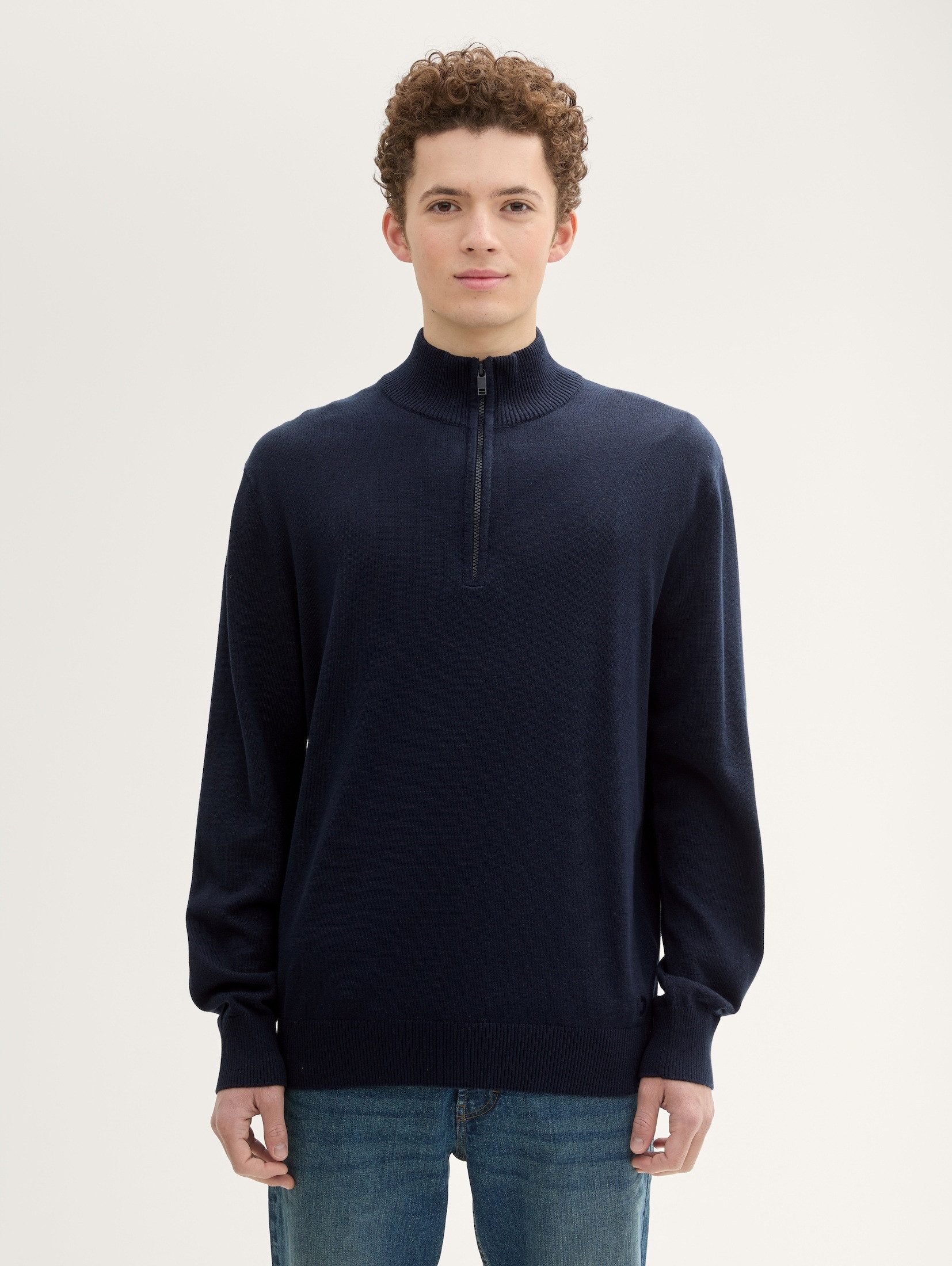 TOM TAILOR Denim Strickpullover Basic Strick günstig online kaufen