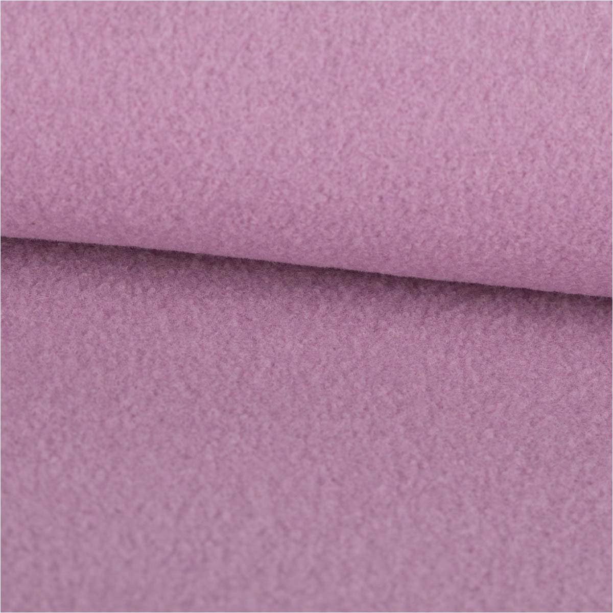 SCHÖNER LEBEN. Stoff Walkloden Mantelstoff Wollstoff aus reiner Schurwolle rosa 1,42m br, atmungsaktiv
