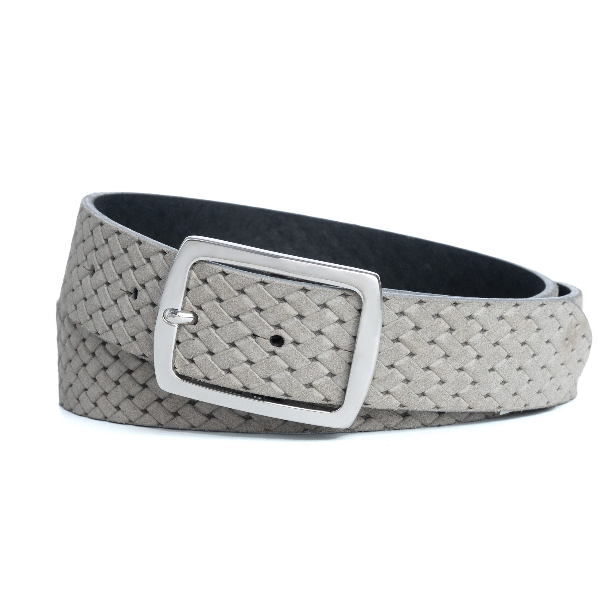 Cassandra Accessoires Ledergürtel Braided Look mit Dornschließe MADE IN GERMANY