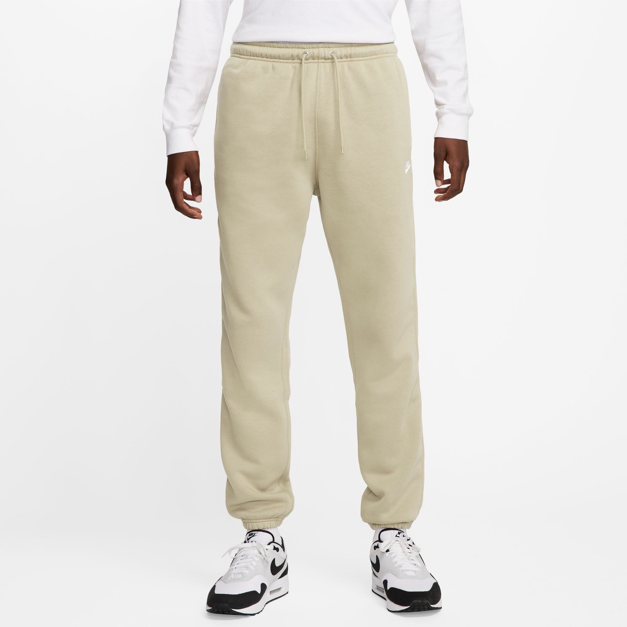 Nike Sportswear Sporthose M NK CLUB BB CUFF PANT aus Baumwolle und Polyester, mit angerautem Fleece