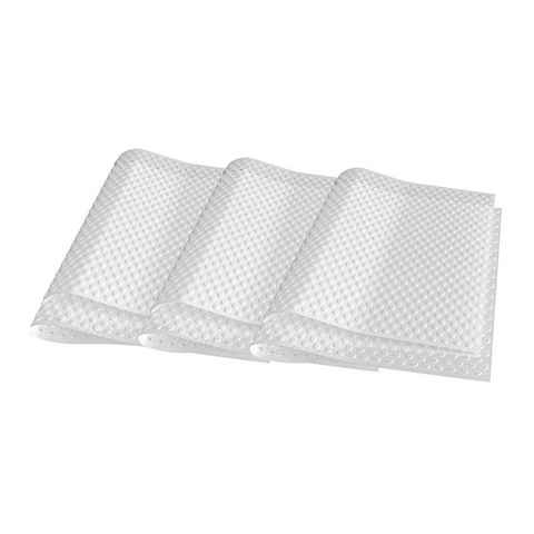 Intirilife Schubladenmatte (6 St), Anti-Bakterielle Kühlschrankmatten 6er-Set transparent 45 x 30 cm